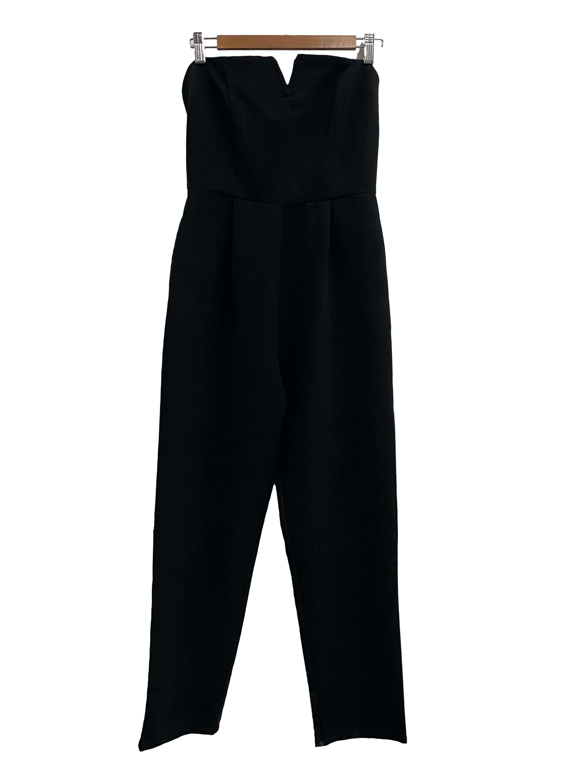 Black Tube Jumpsuit