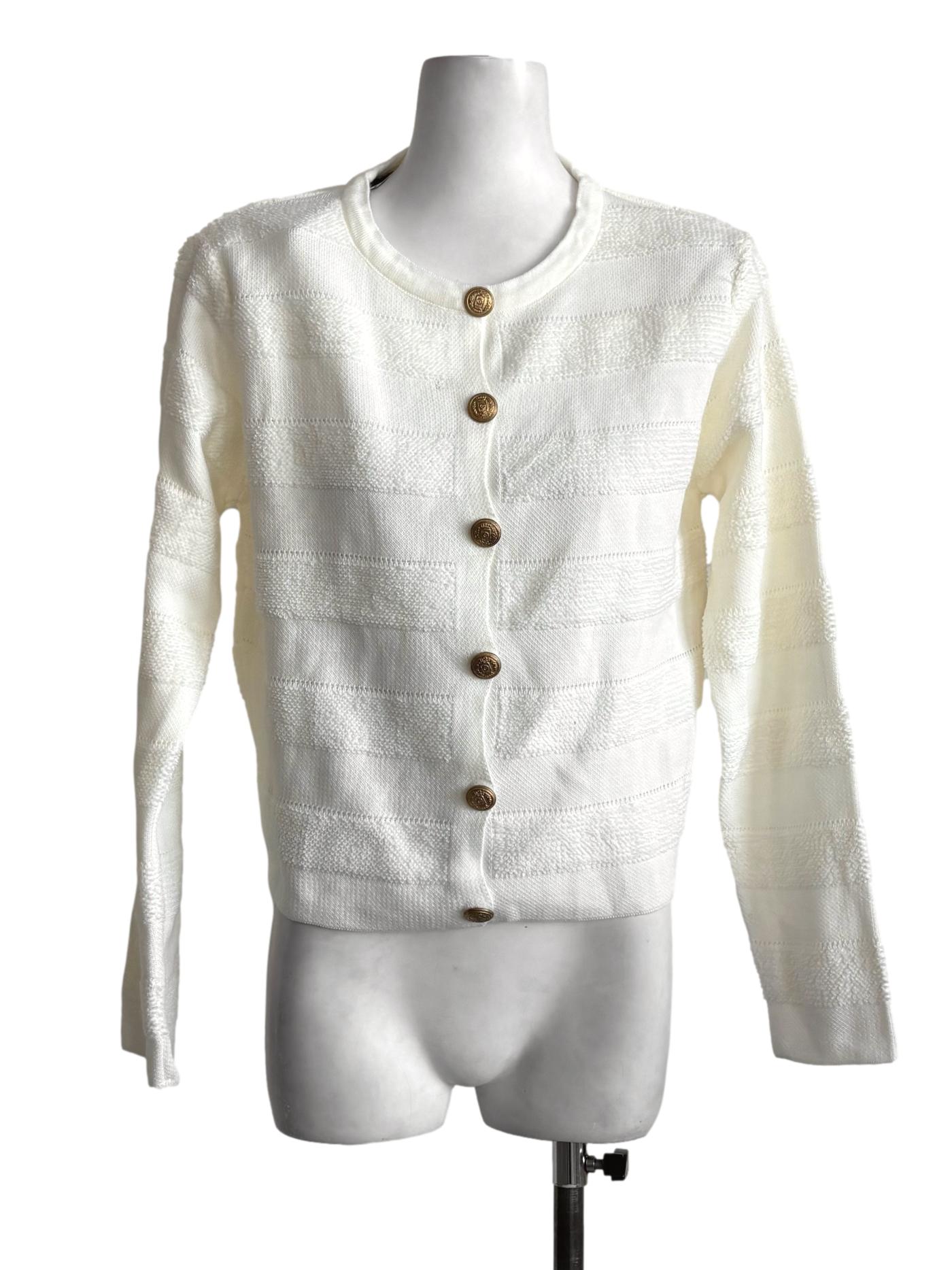 Cream Knitted Cardigan