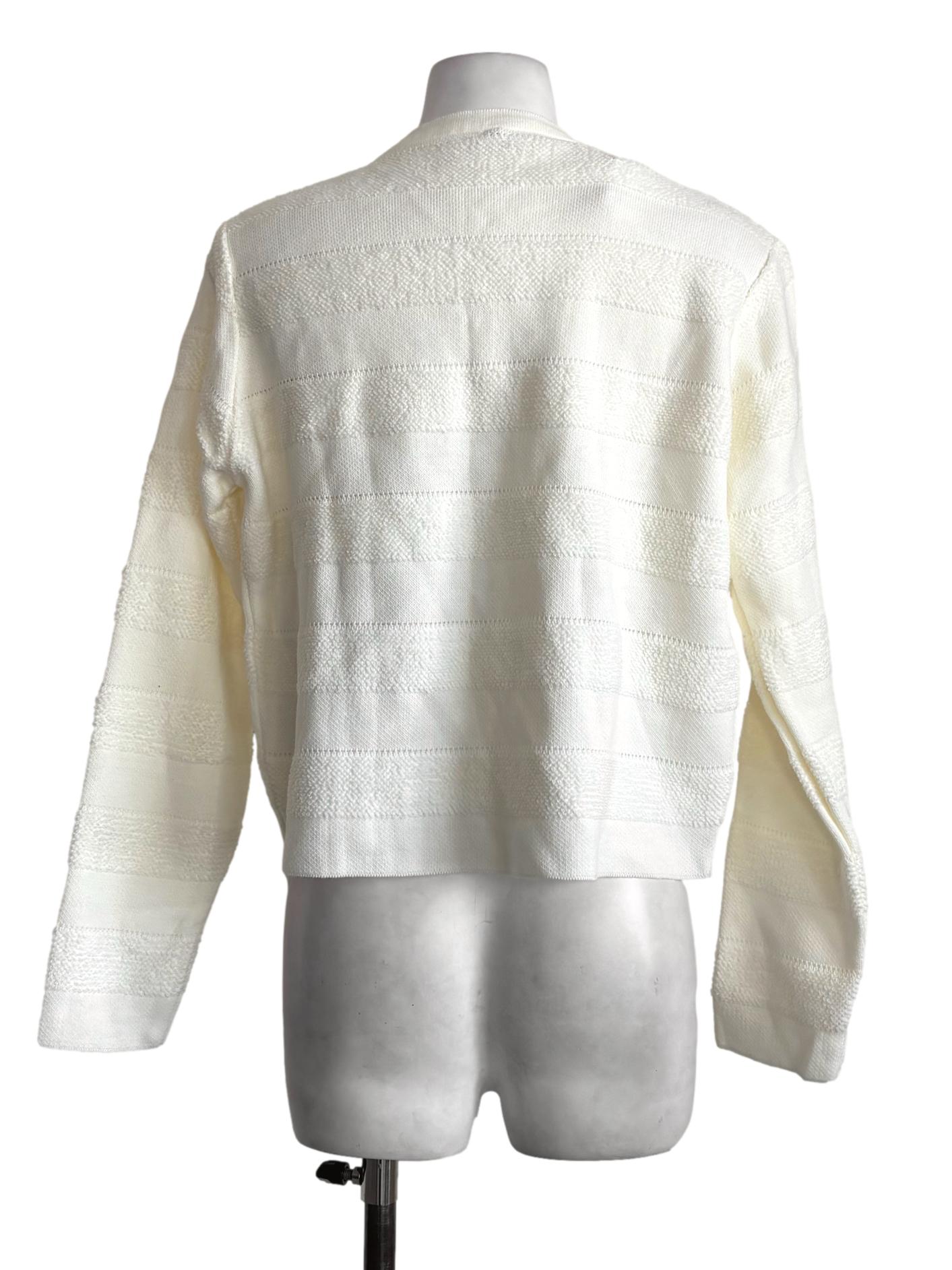 Cream Knitted Cardigan