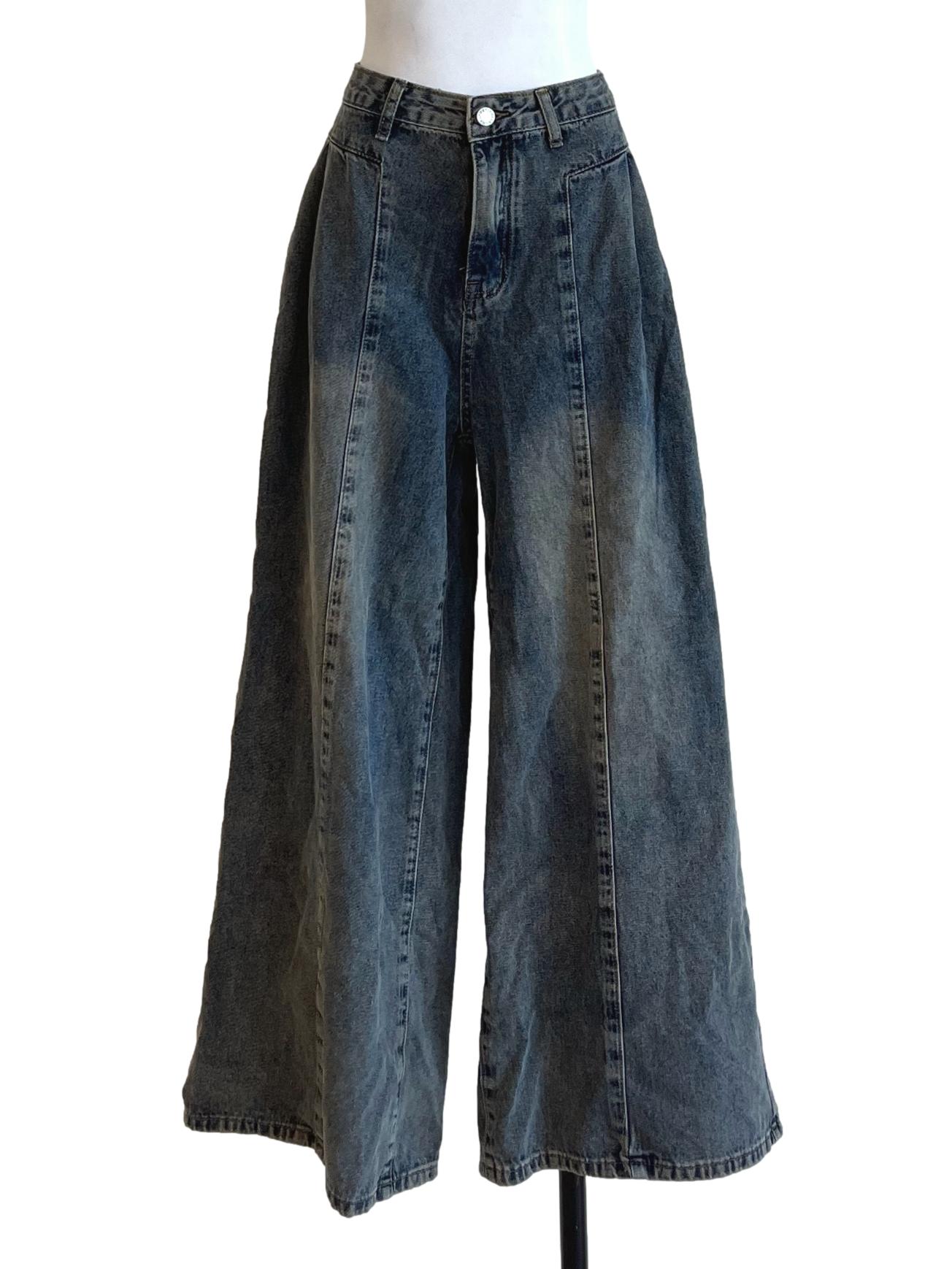 Spruce Blue Wide Leg Jeans TTR