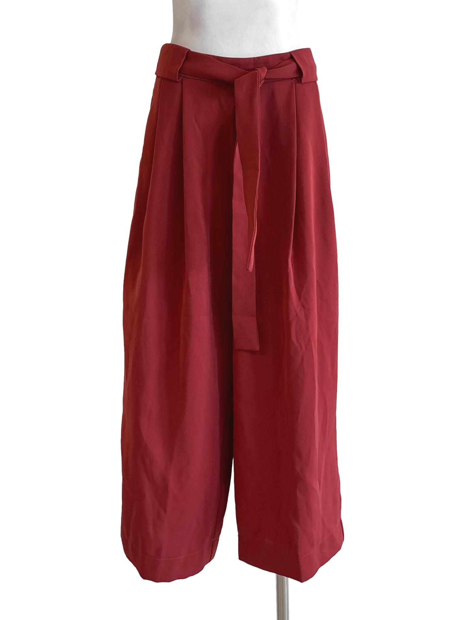 Vermillion Wide Leg Culottes