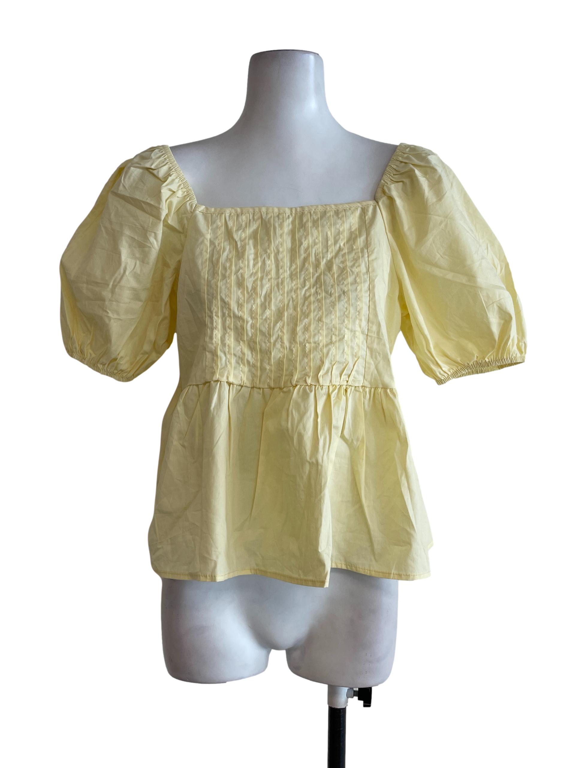 Daffodil Yelow Baby Doll Top