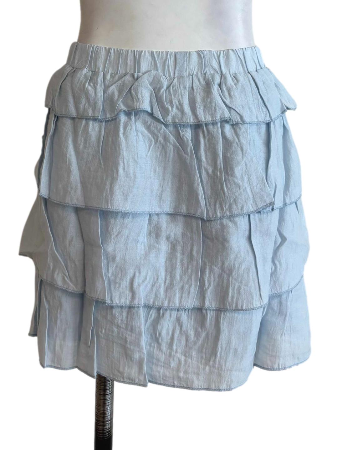 Blue Chiara Tiered Skorts