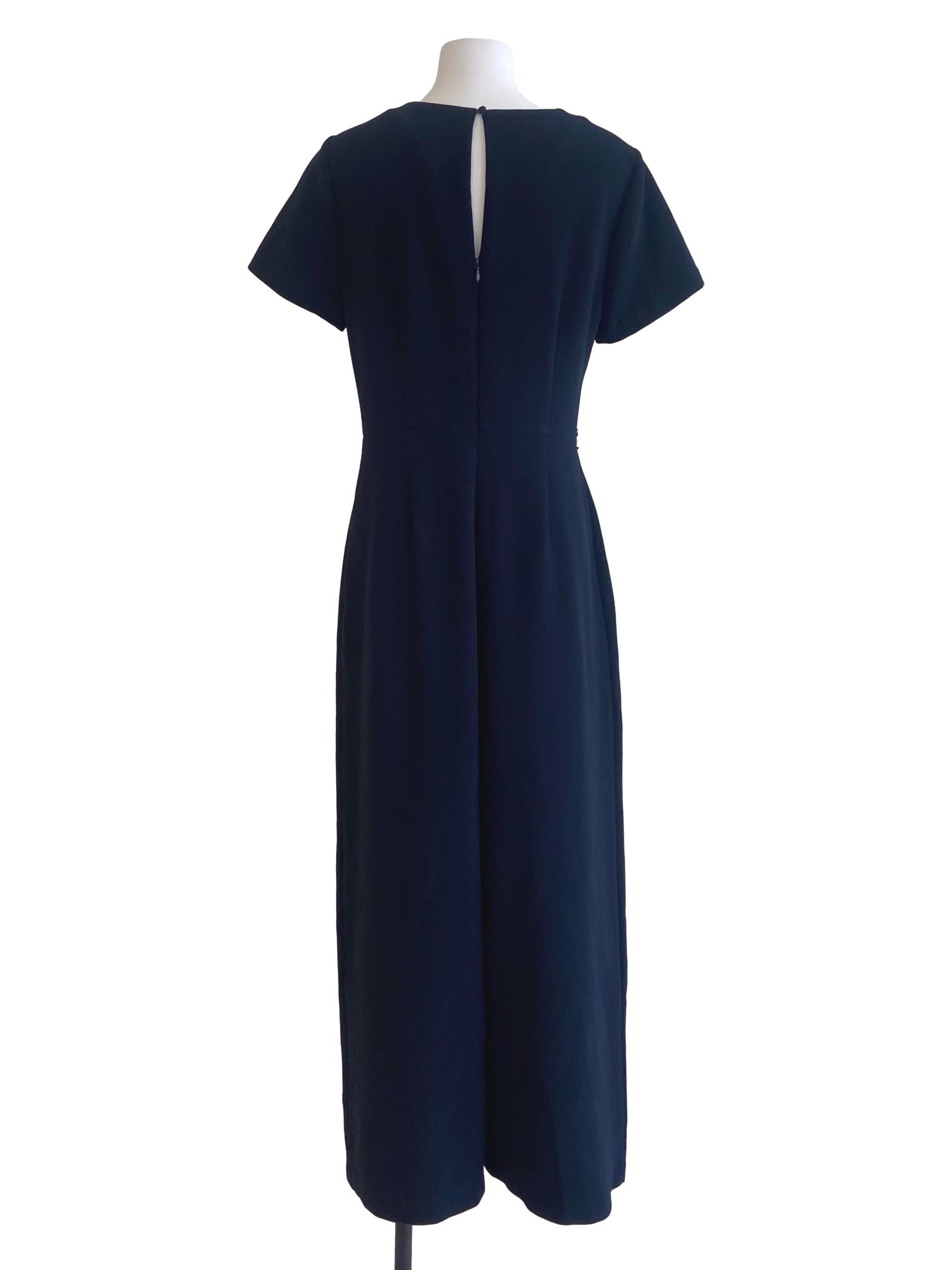 Navy Blue Twill Jumpsuit