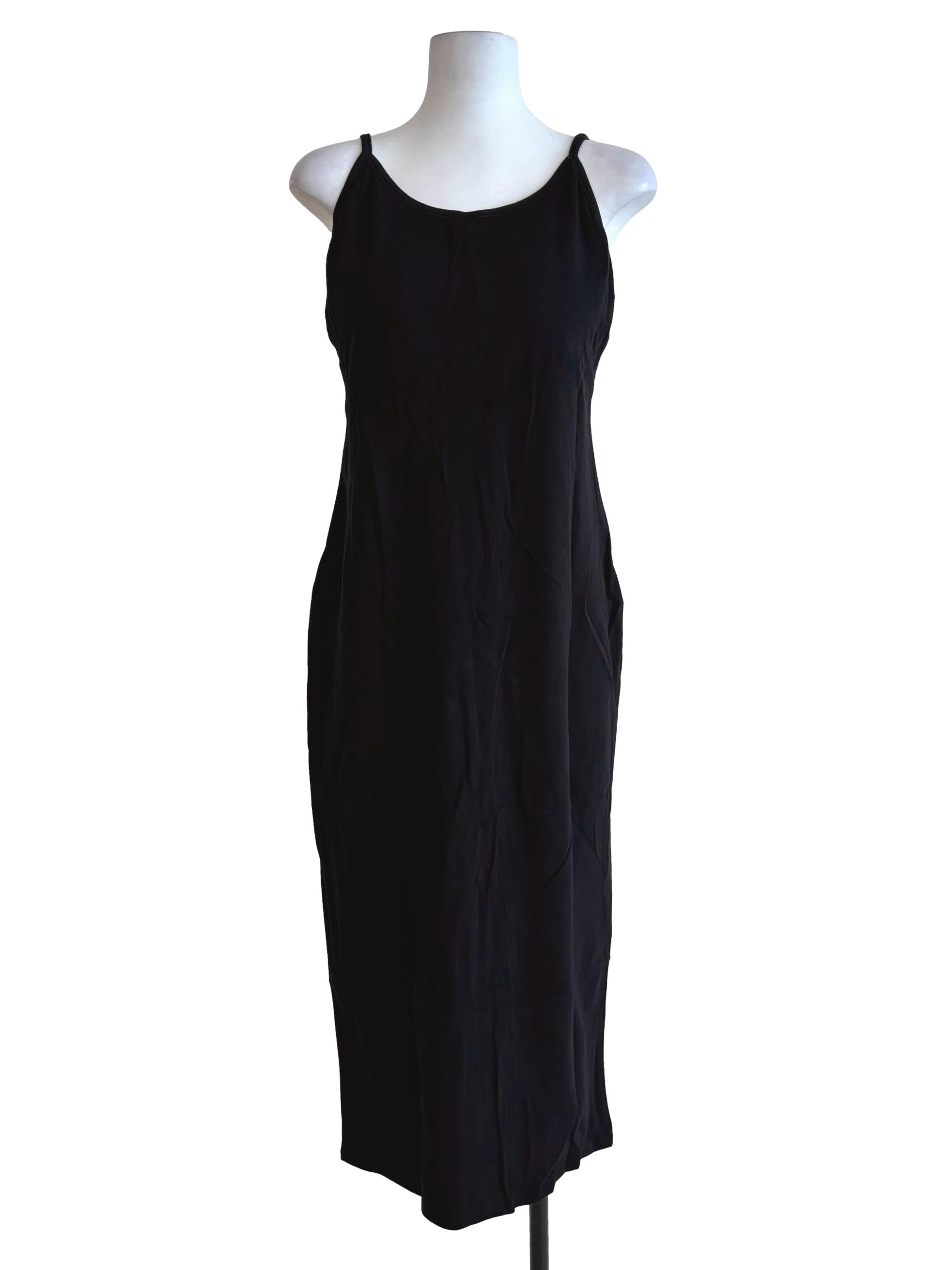 Black Reine Low Back Padded Dress