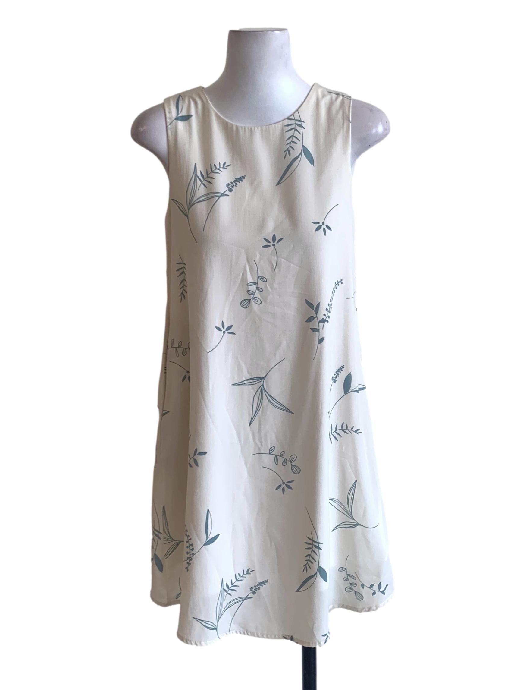 White Floral Shift Dress
