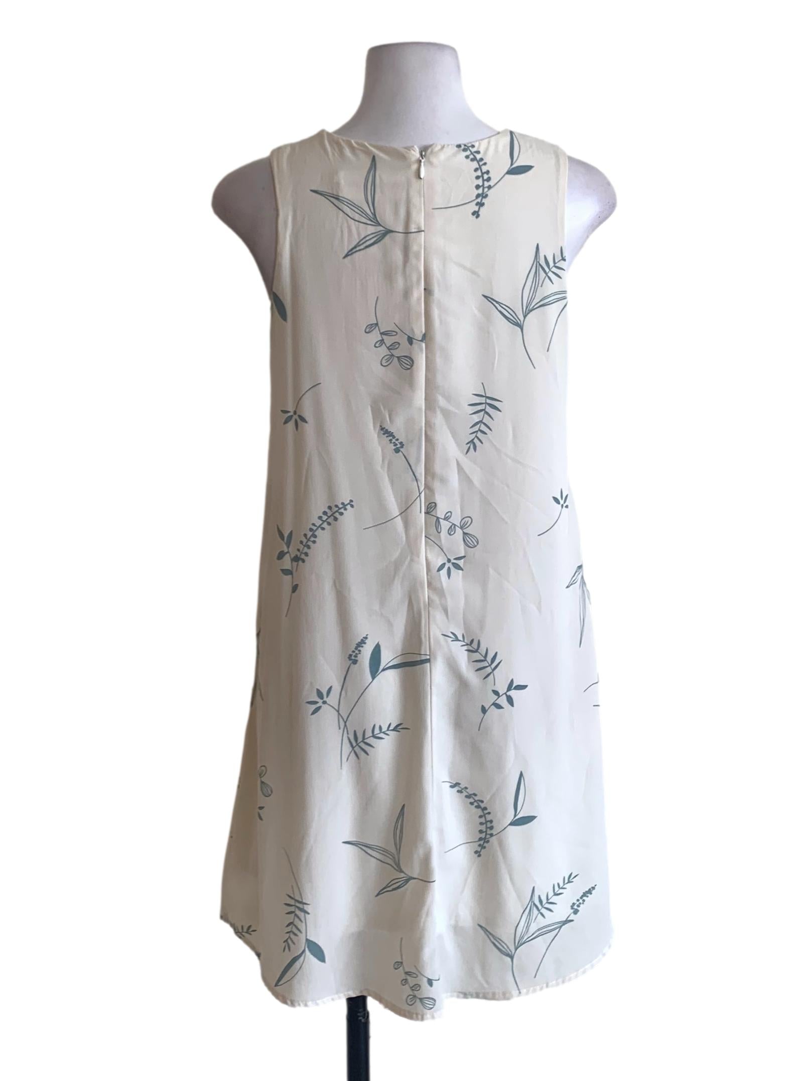 White Floral Shift Dress