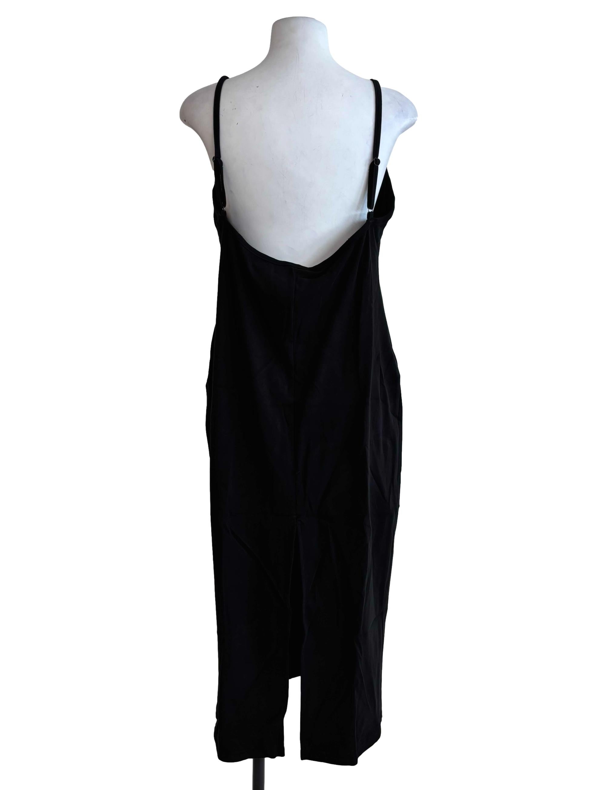 Black Reine Low Back Padded Dress