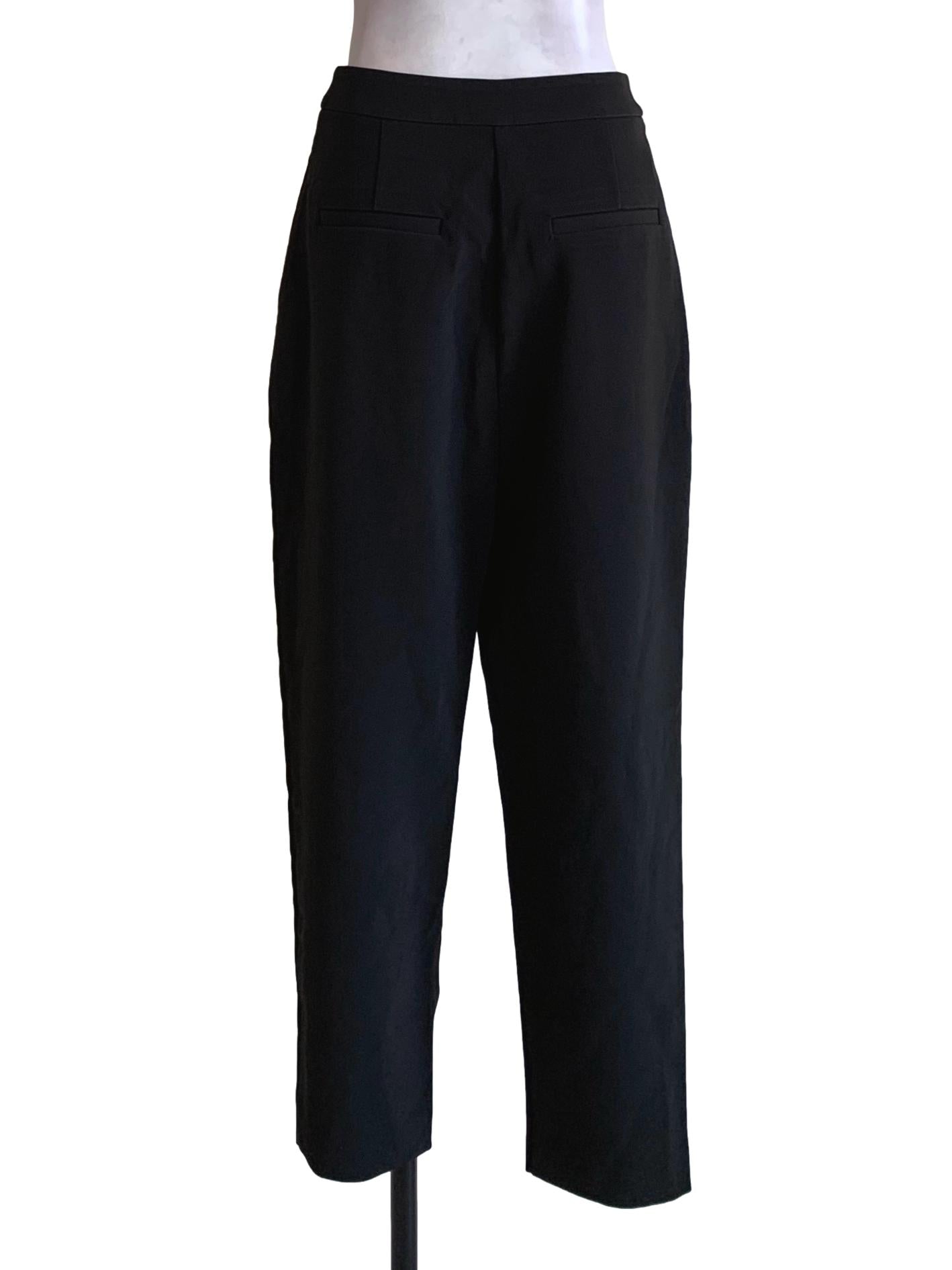 Black Plain Formal Pants LB