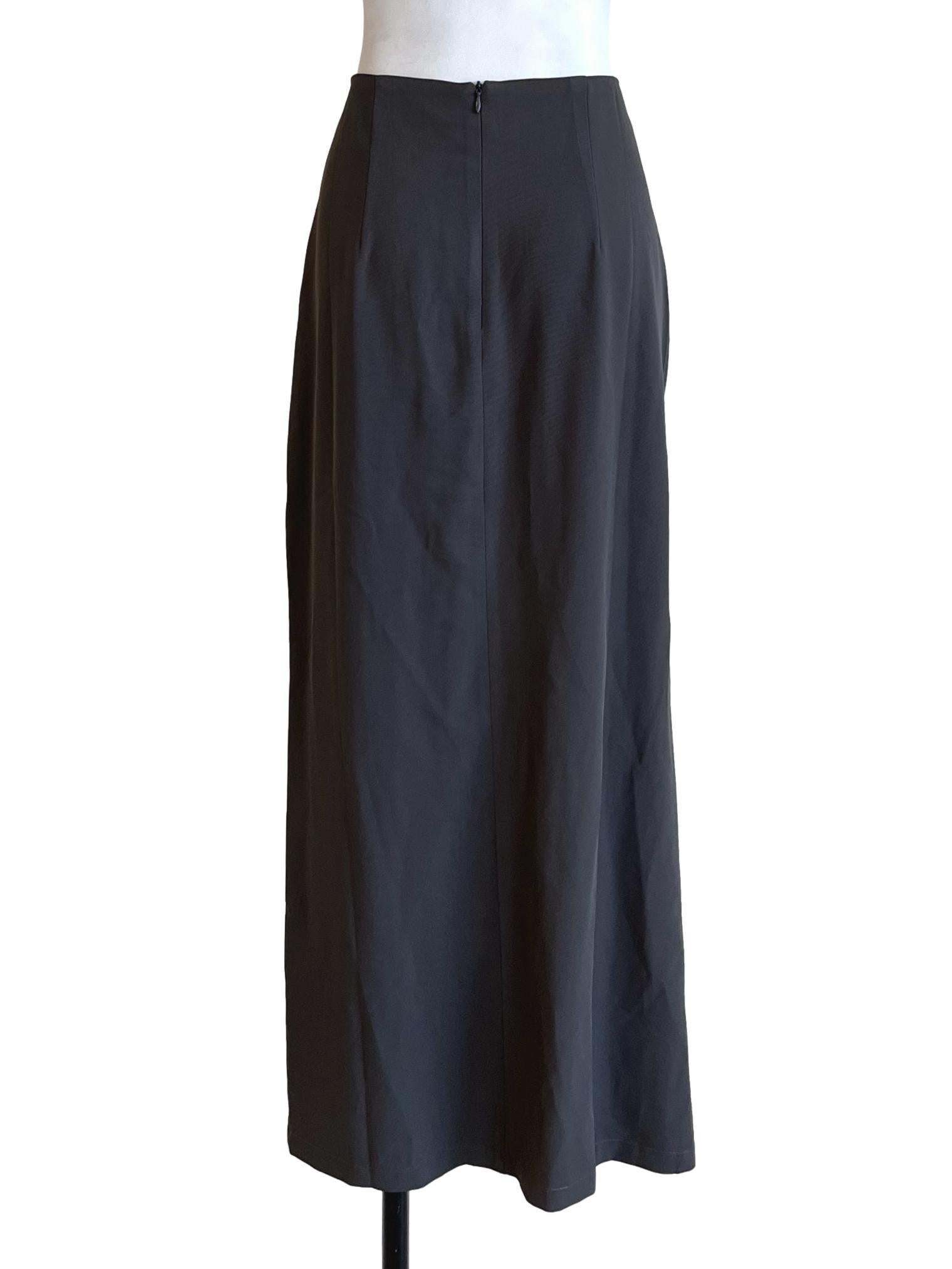 Iron Grey Draped Skirts