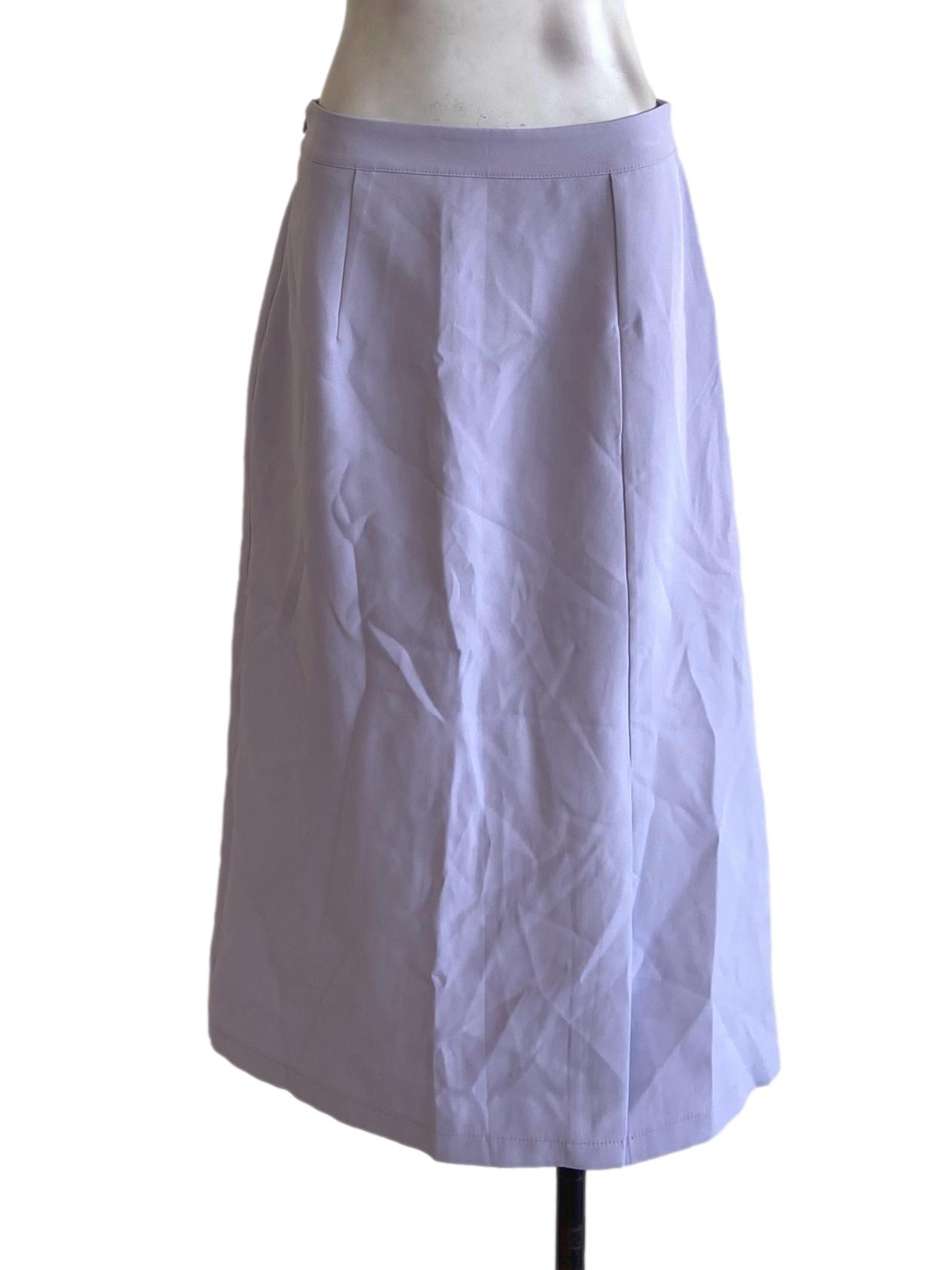 Heather Purple Tube Herringbone Skirt