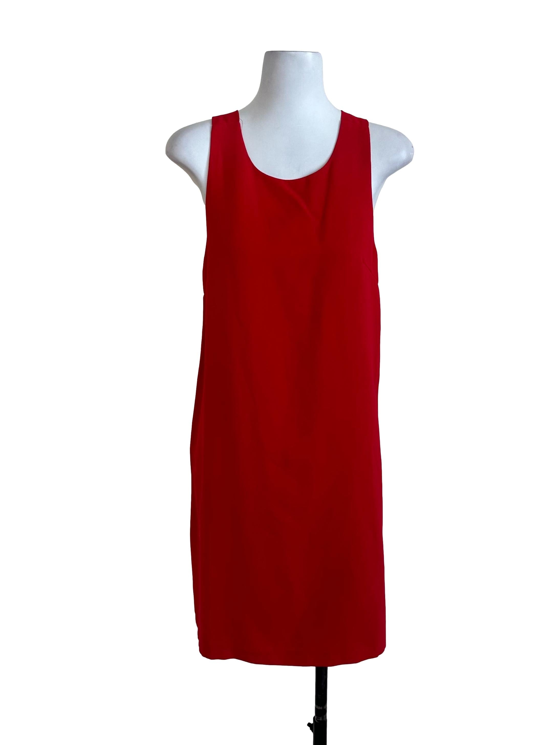 Red Plain Dress