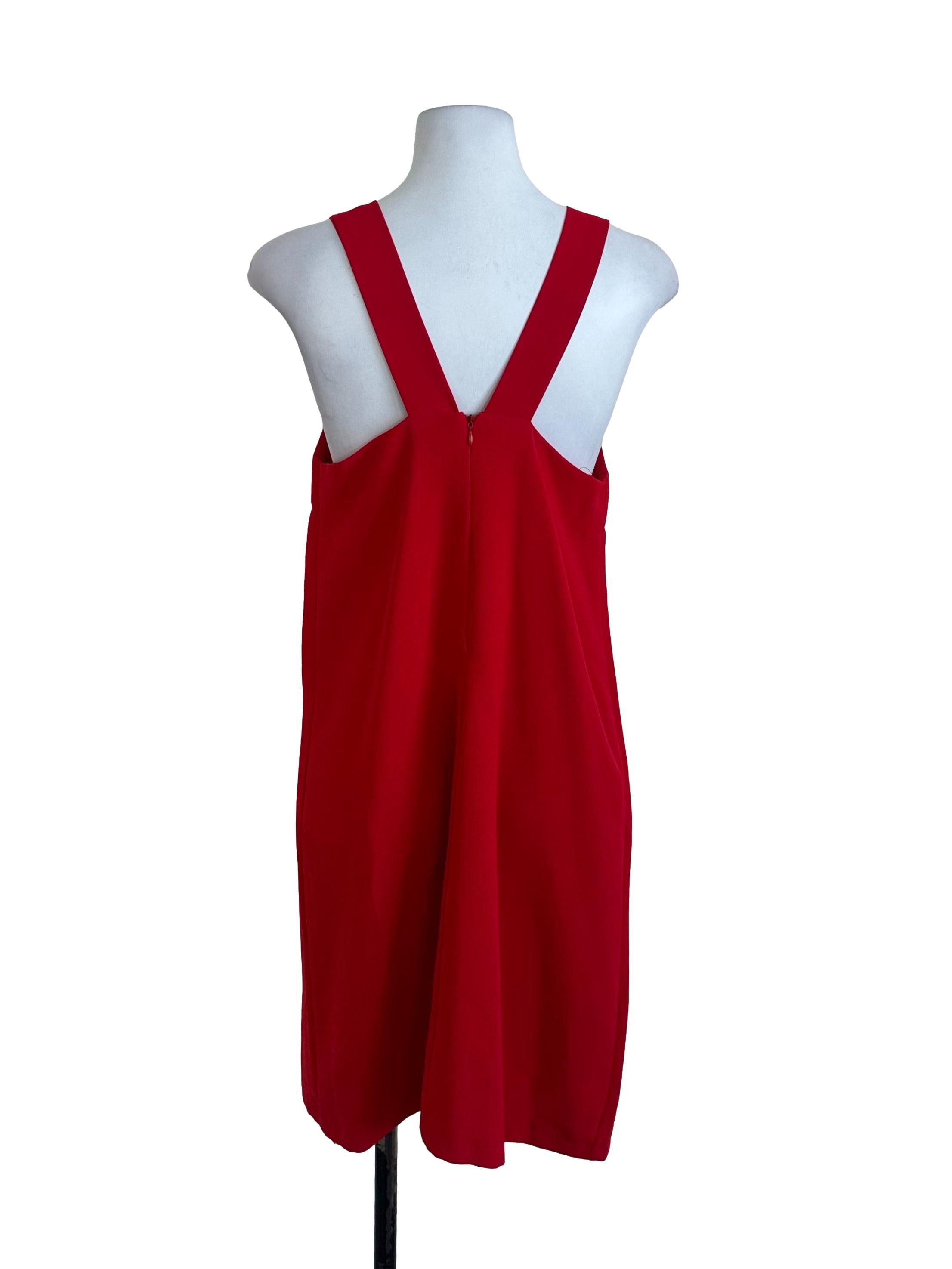 Red Plain Dress