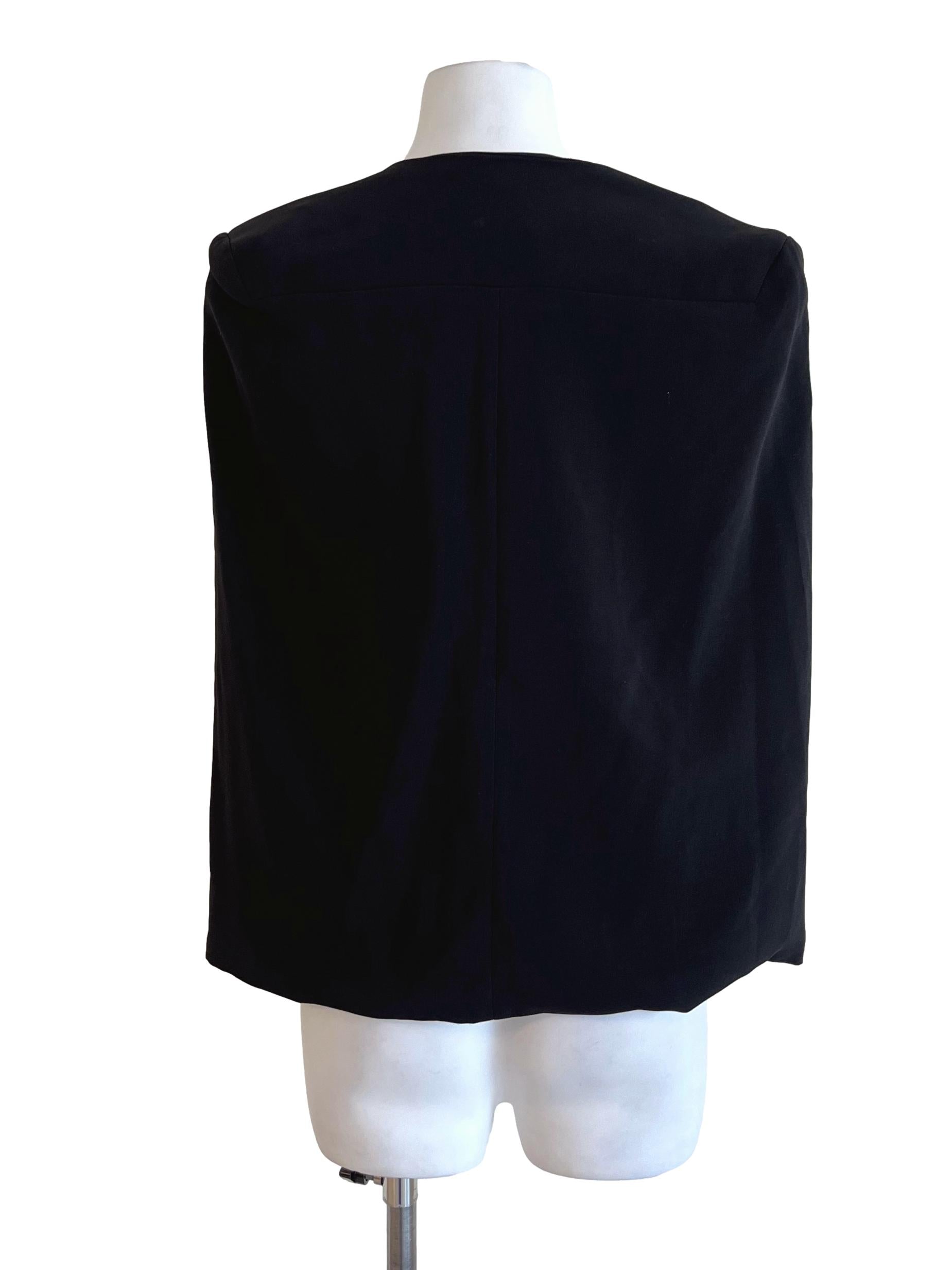 Jade Black Cropped Blazers