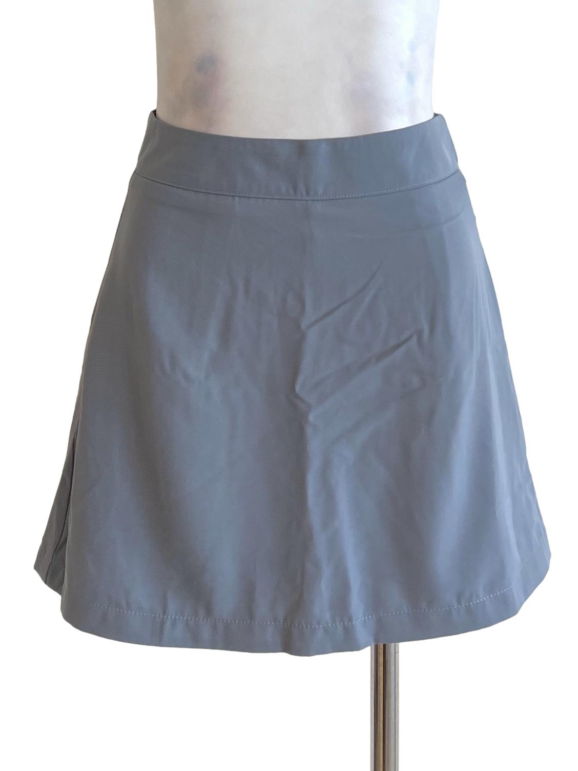 Blue Slate Mini Skirt