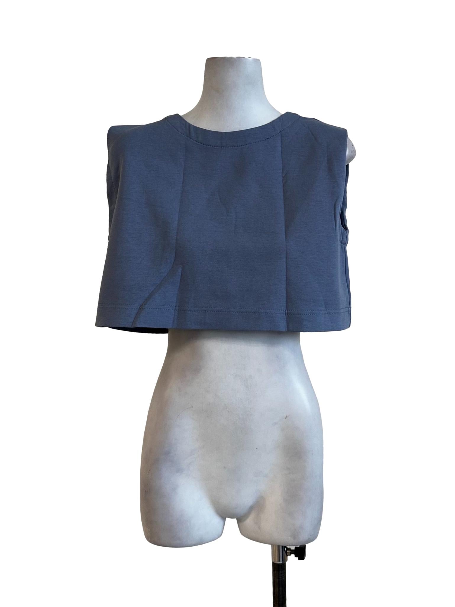 Stone Blue Plain Top
