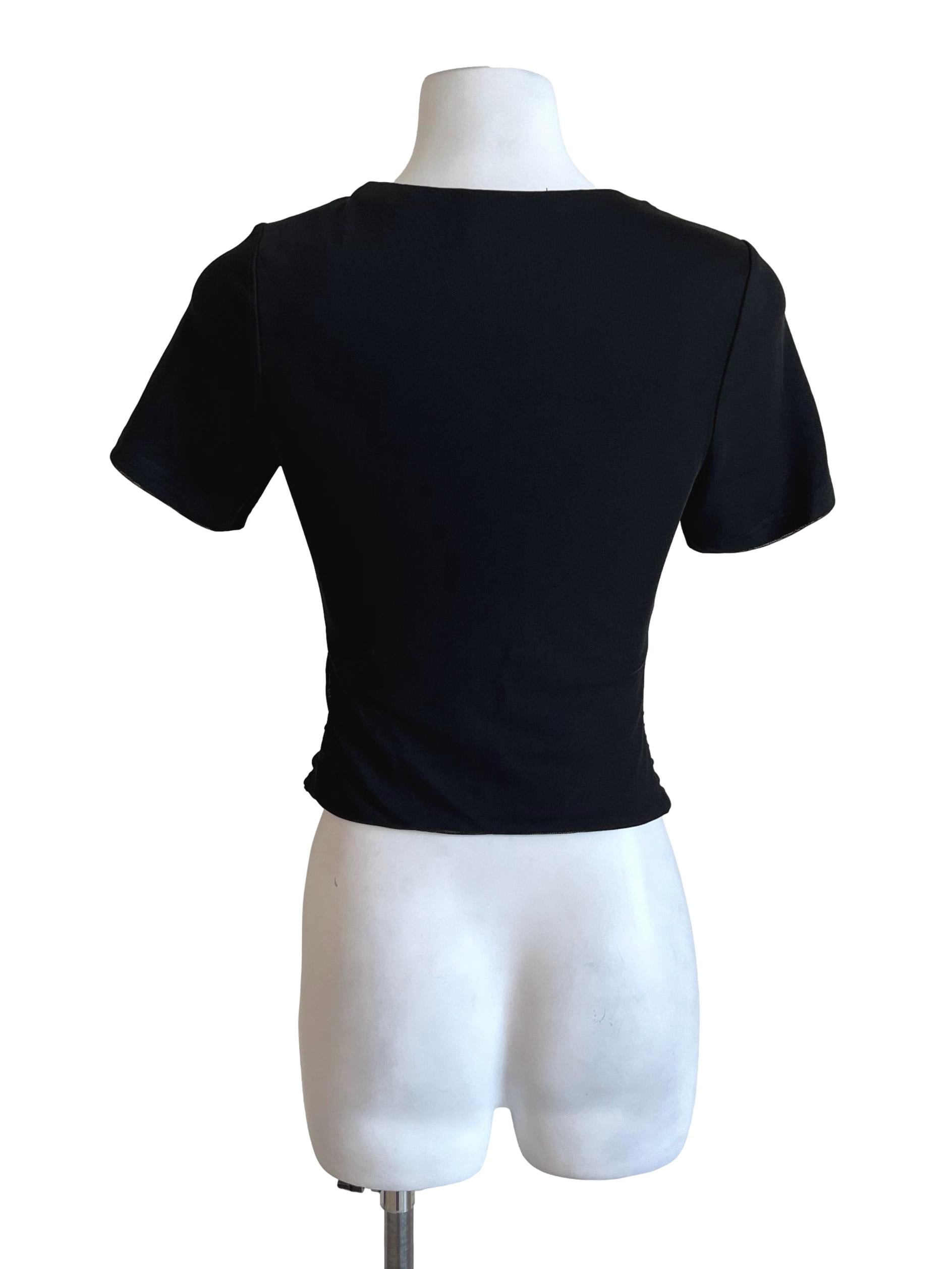 Onyx Black Bodycon Crop Tops