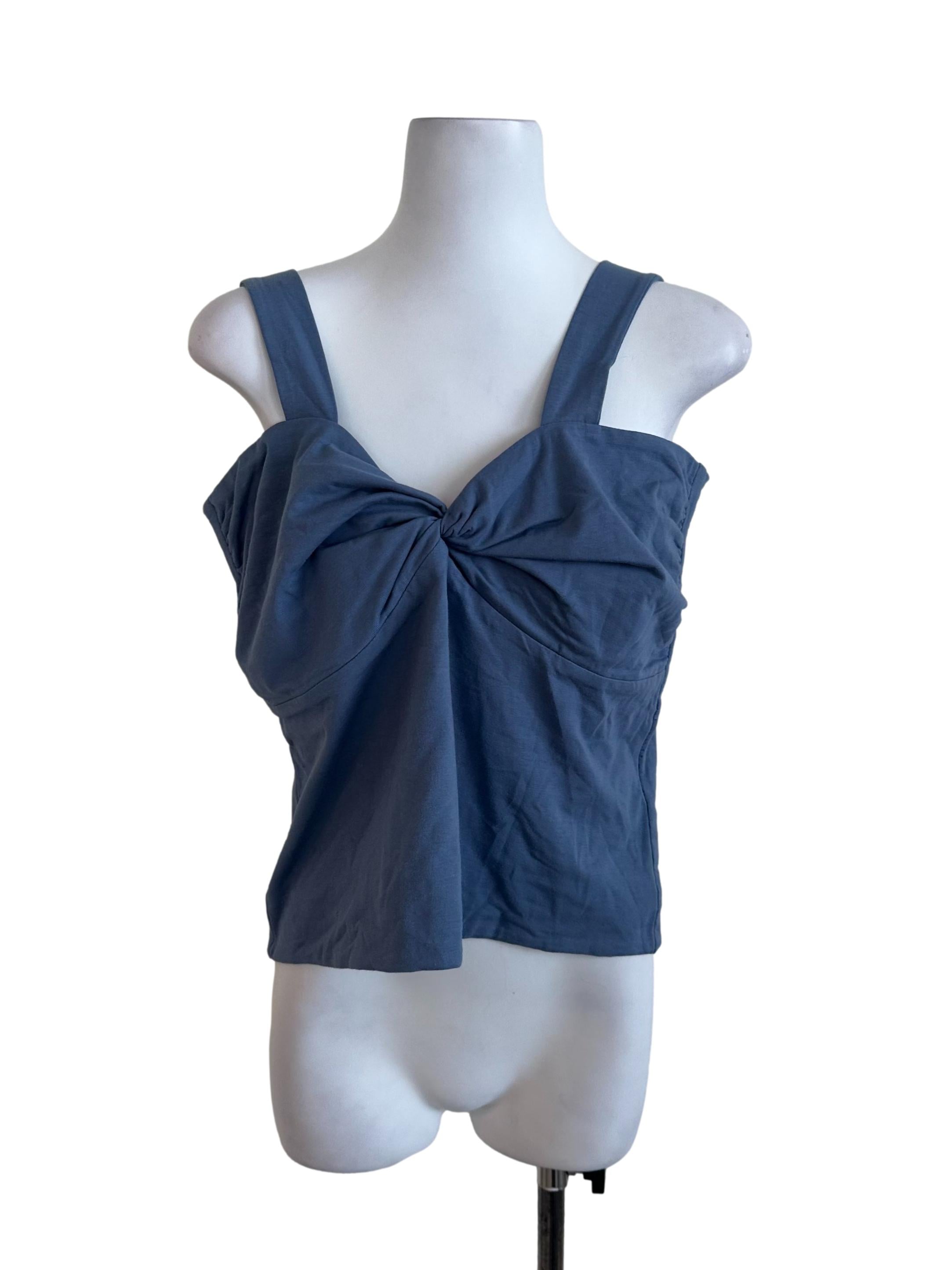 Dusty Blue Plain Top