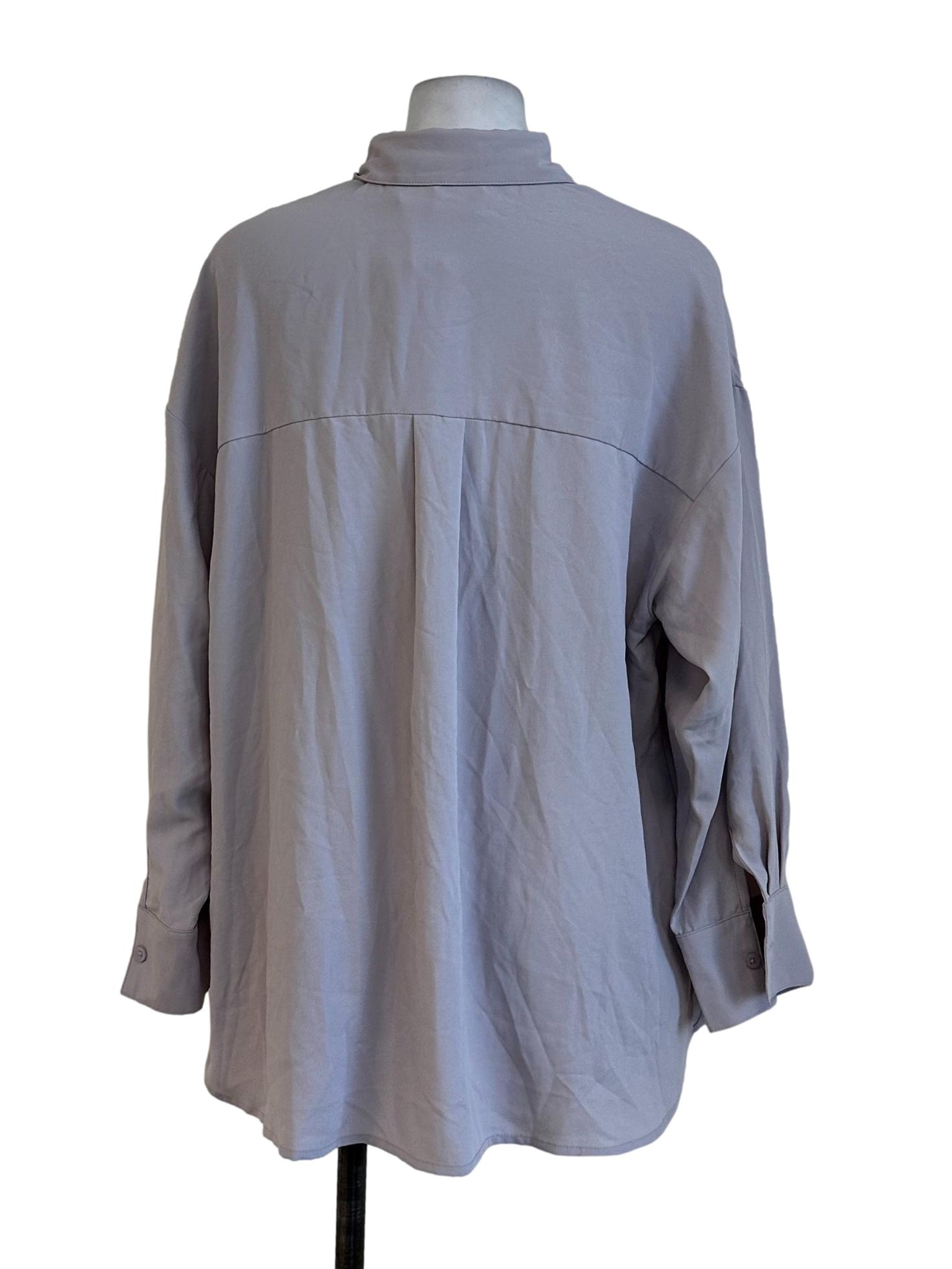 Lilac Purple Plain Blouses