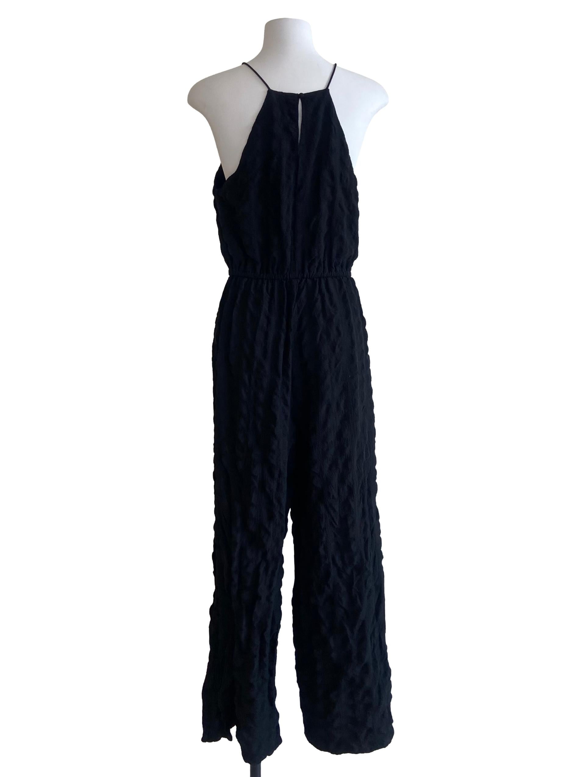 Black Spaghetti Strap Jumpsuit