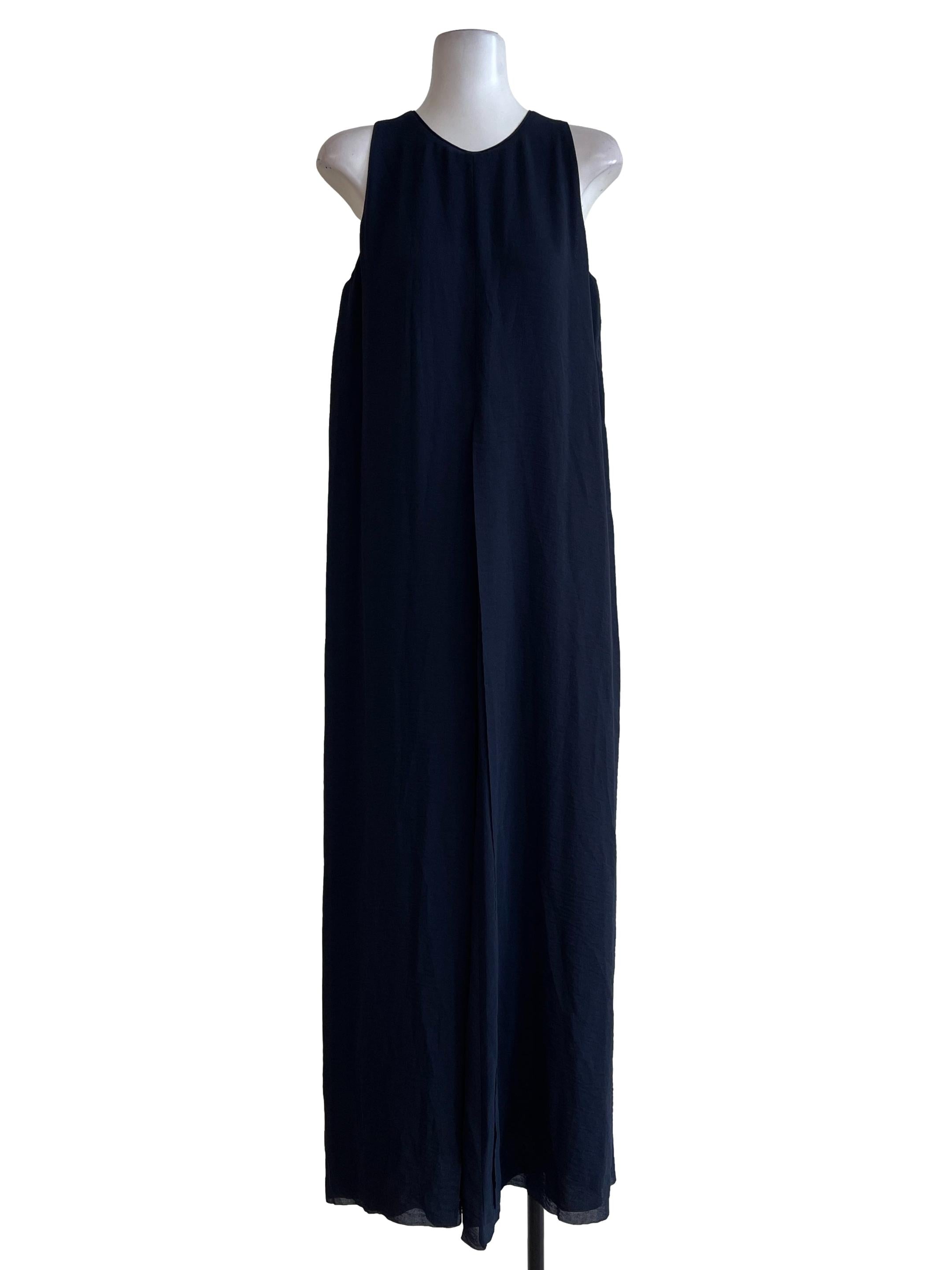 Peacock Blue Plain Maxi Dress