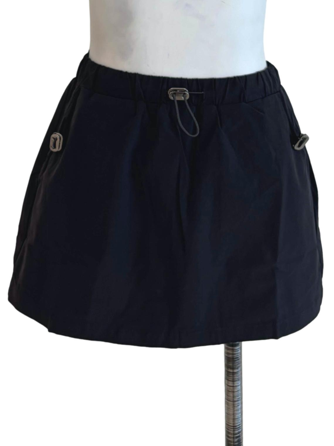 Black Reggie Parachute Skorts