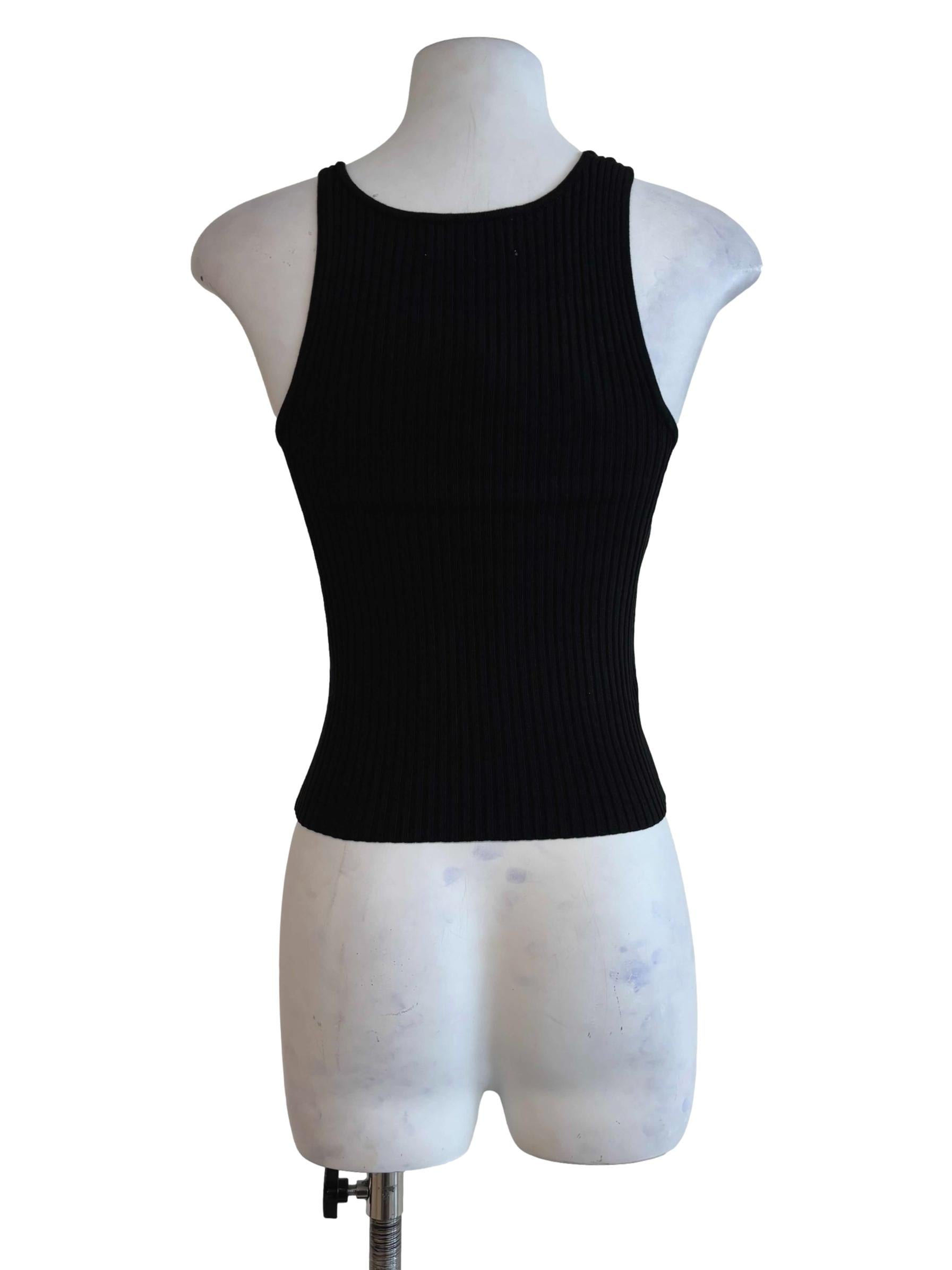 Black Kimberly Layered Knit Top