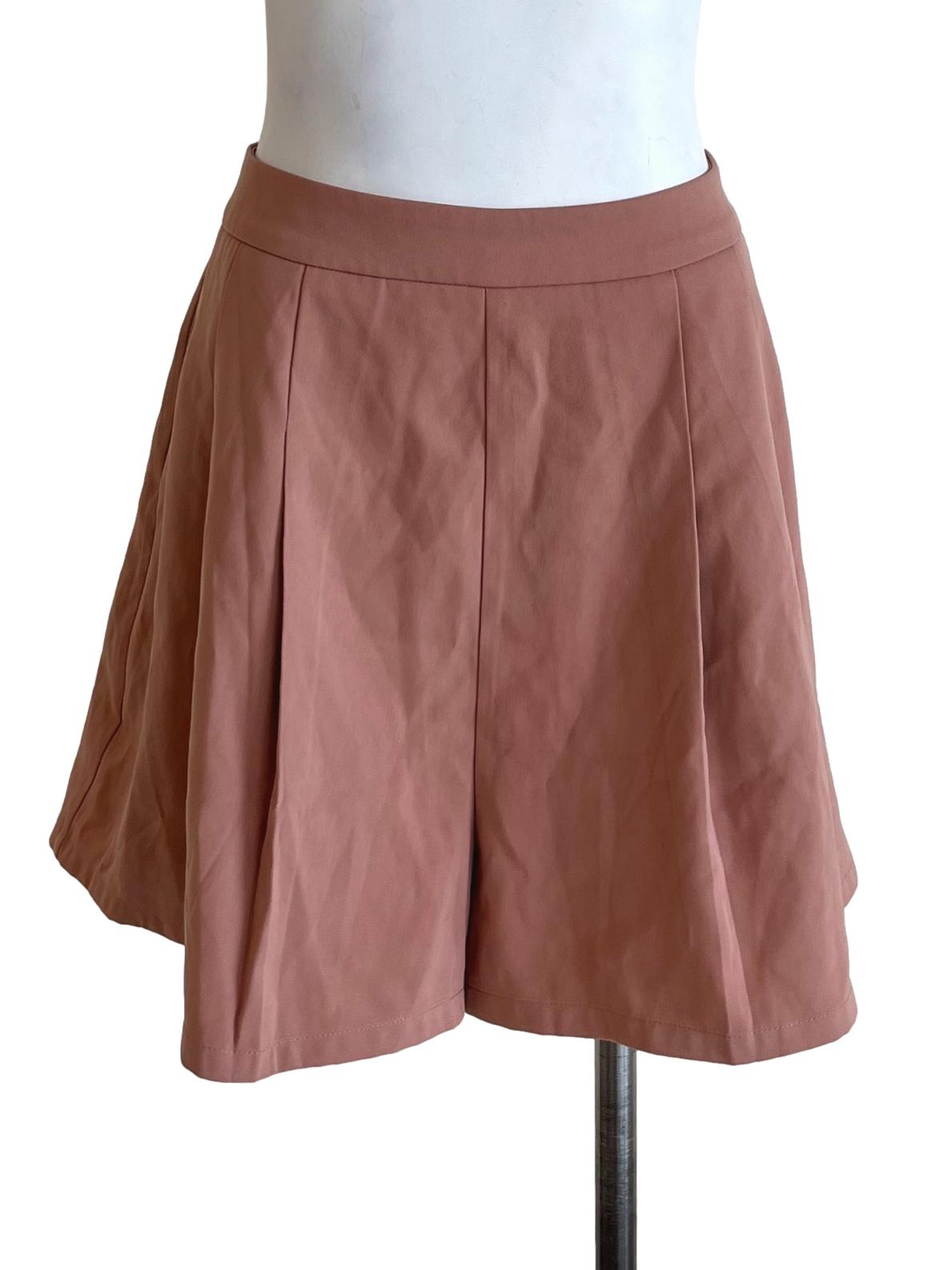 Coral Pink Relaxed Skorts