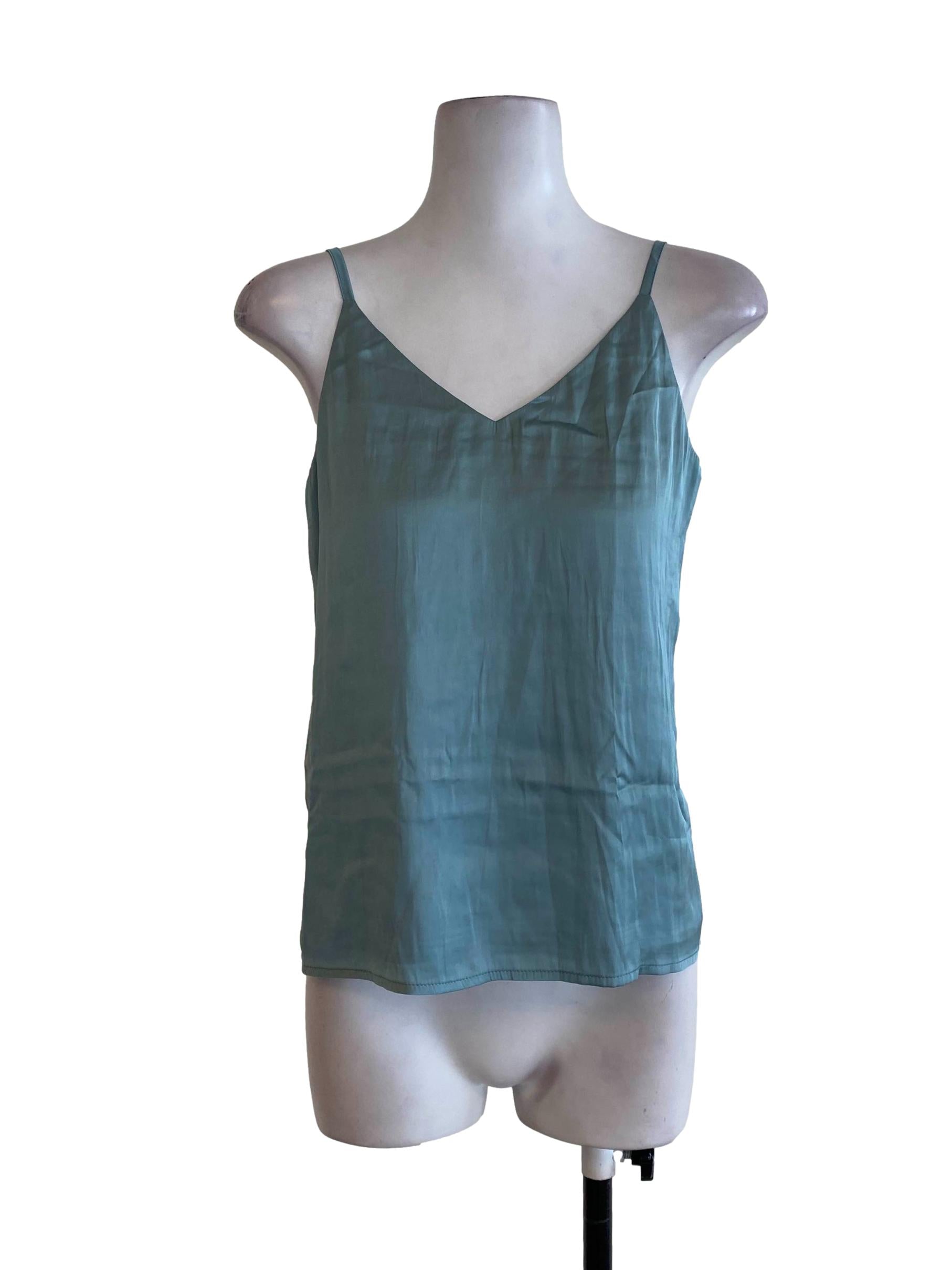 Turquoise V Neck Camisole