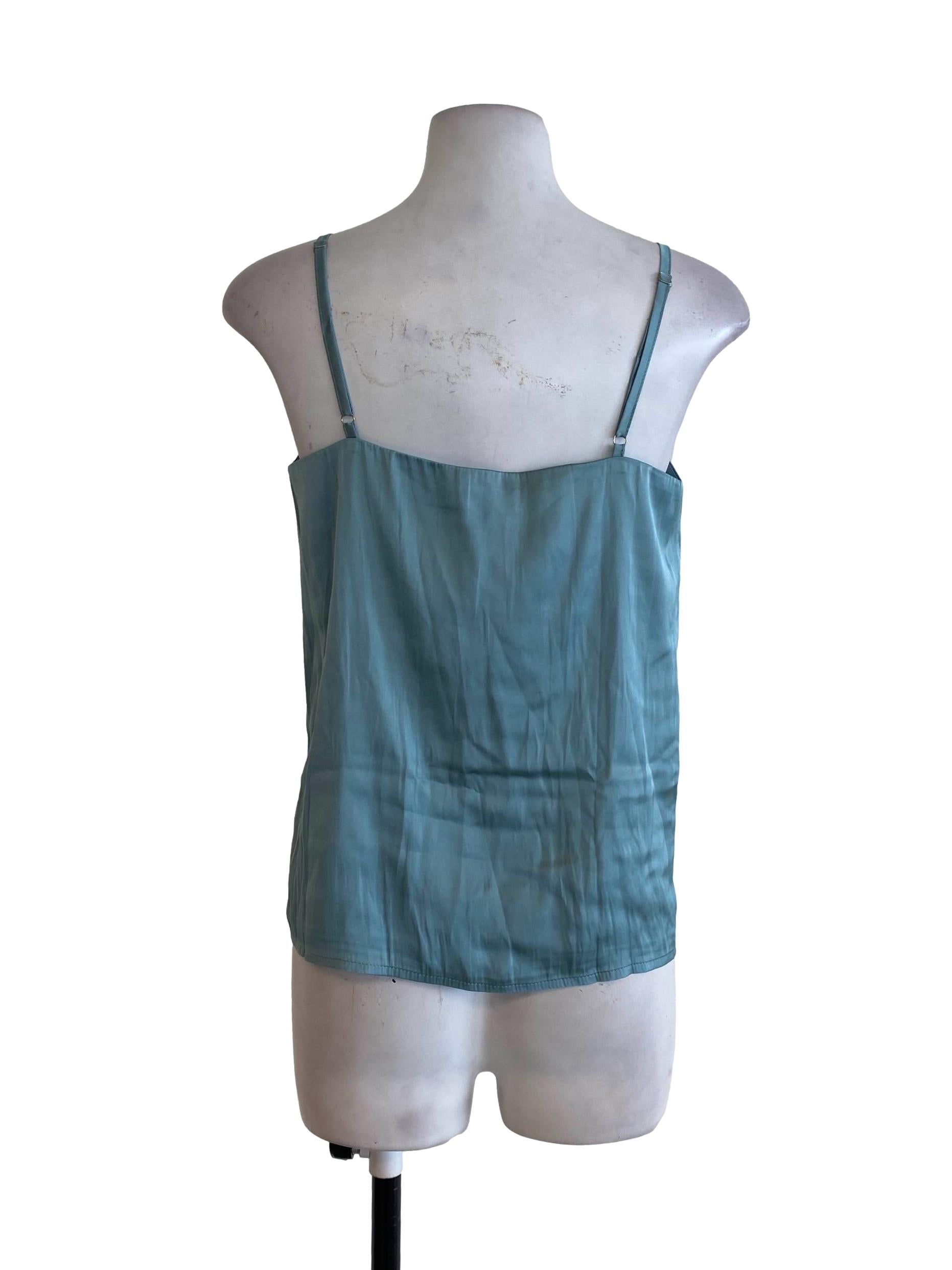Turquoise V Neck Camisole