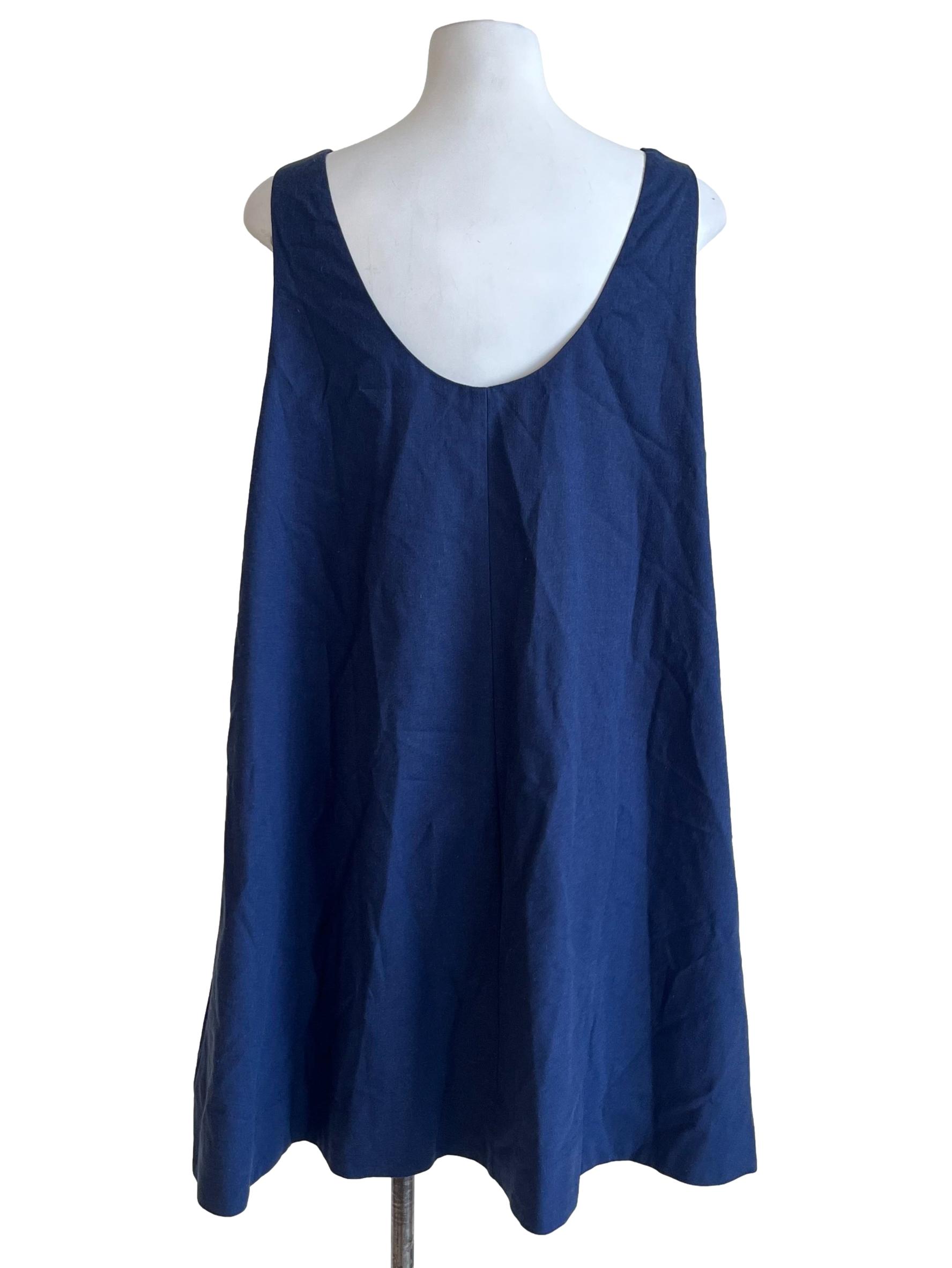 Indigo Blue Tent Mini Dress
