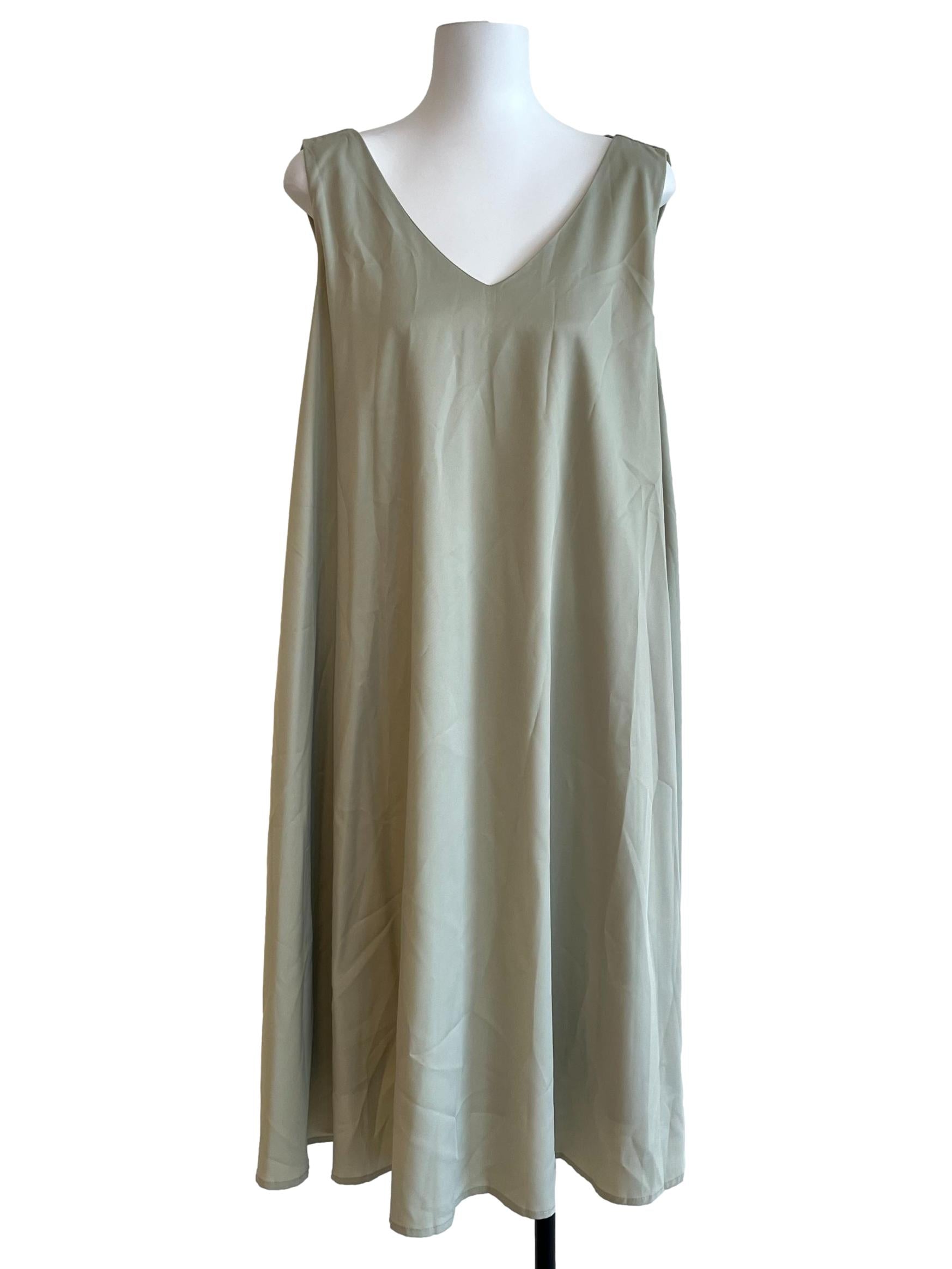 Sage Green Tent Midi Dress