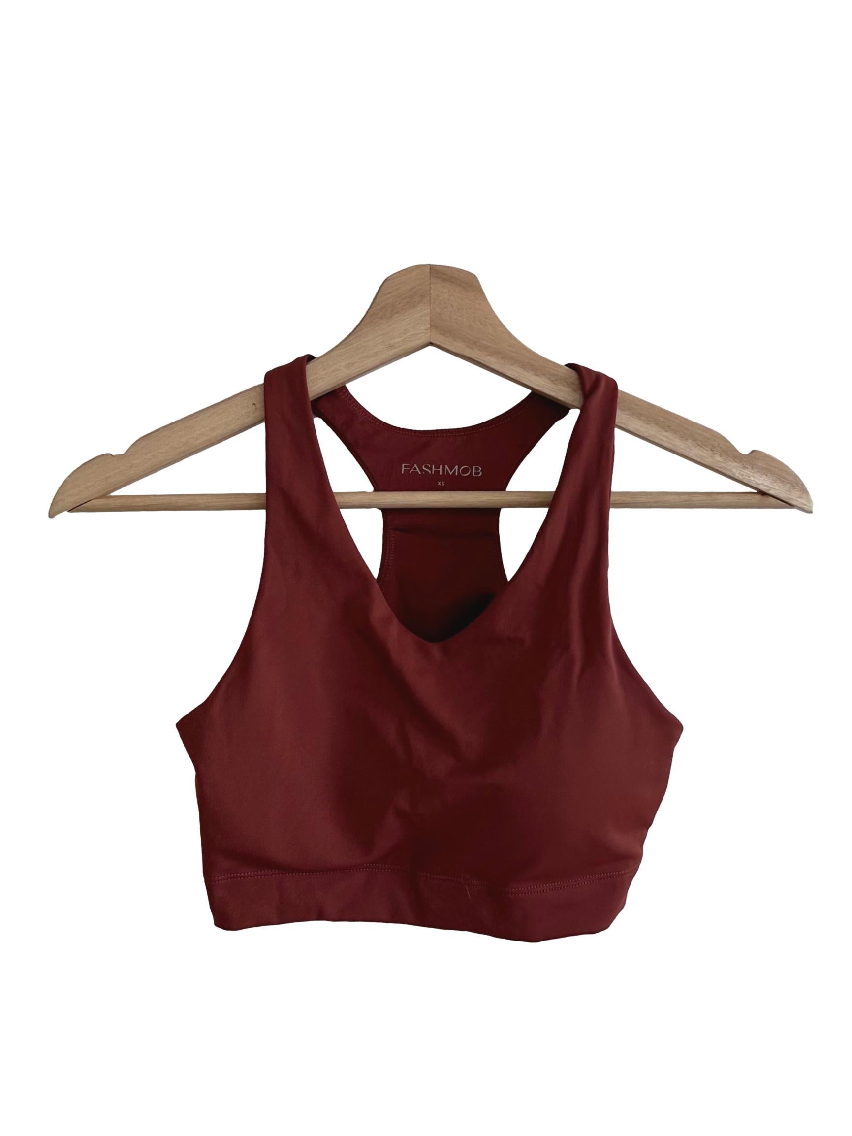 Brick Red Sports Bra