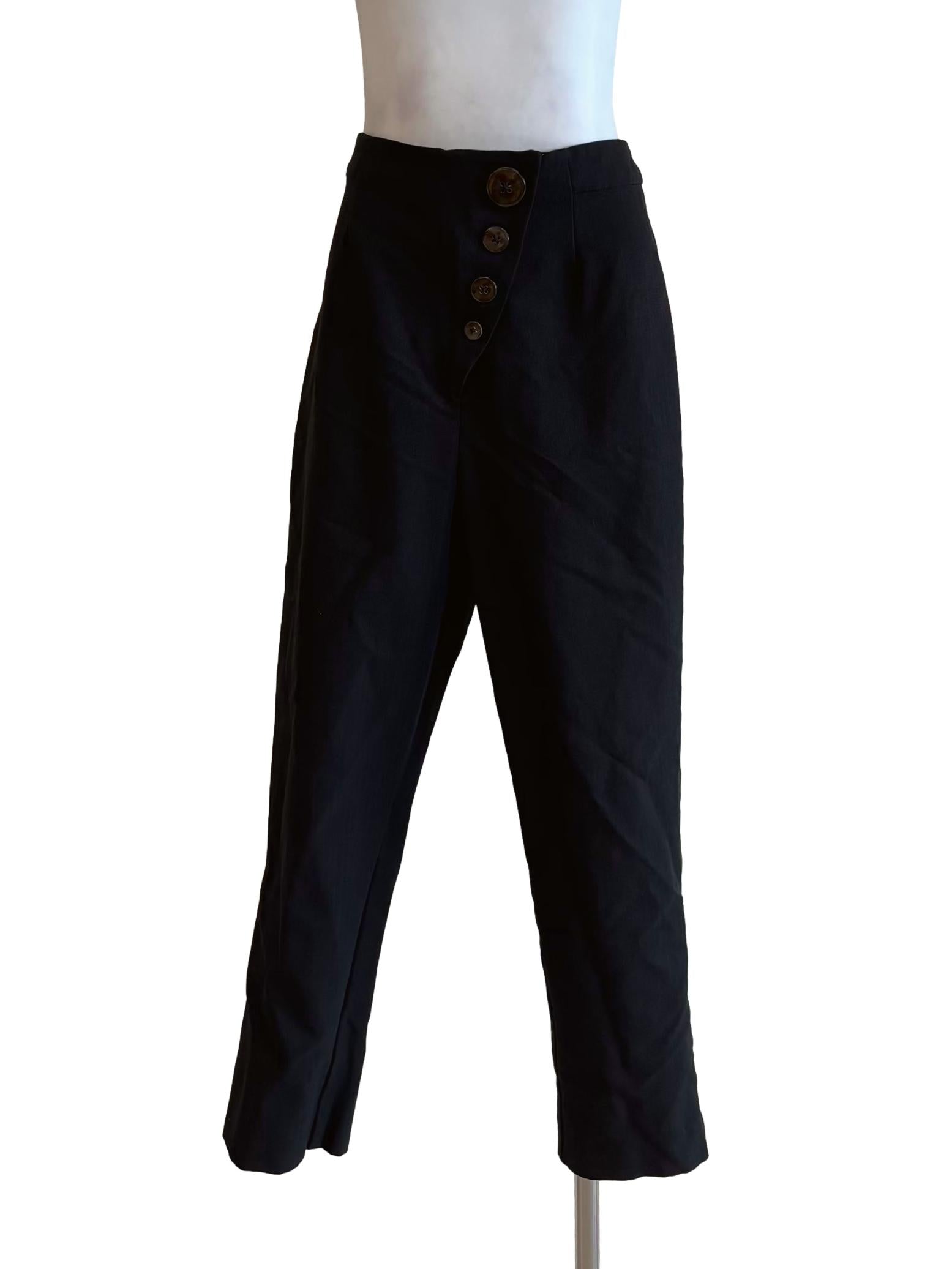 Parisian Black Slim Fit Pants