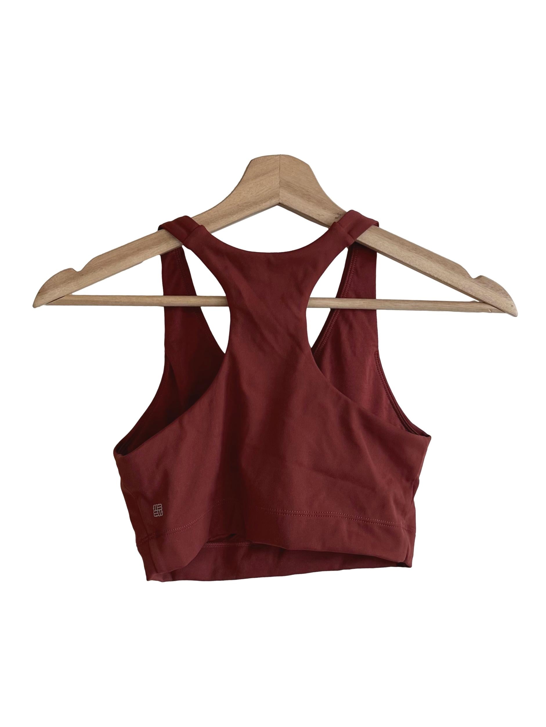 Brick Red Sports Bra