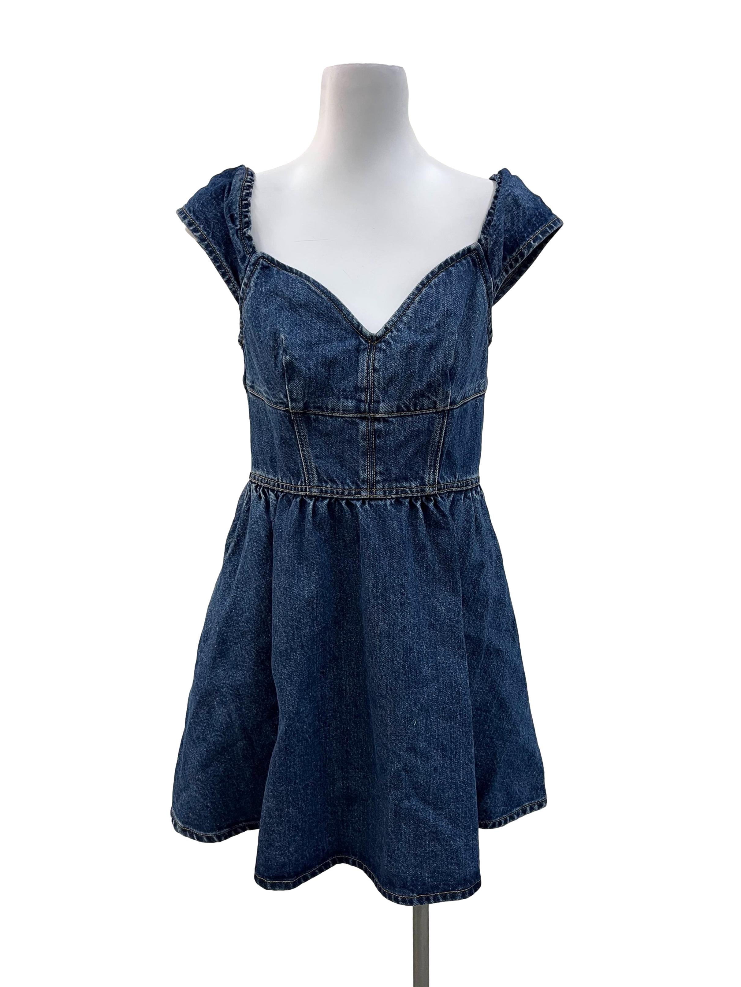Blue Denim Dress
