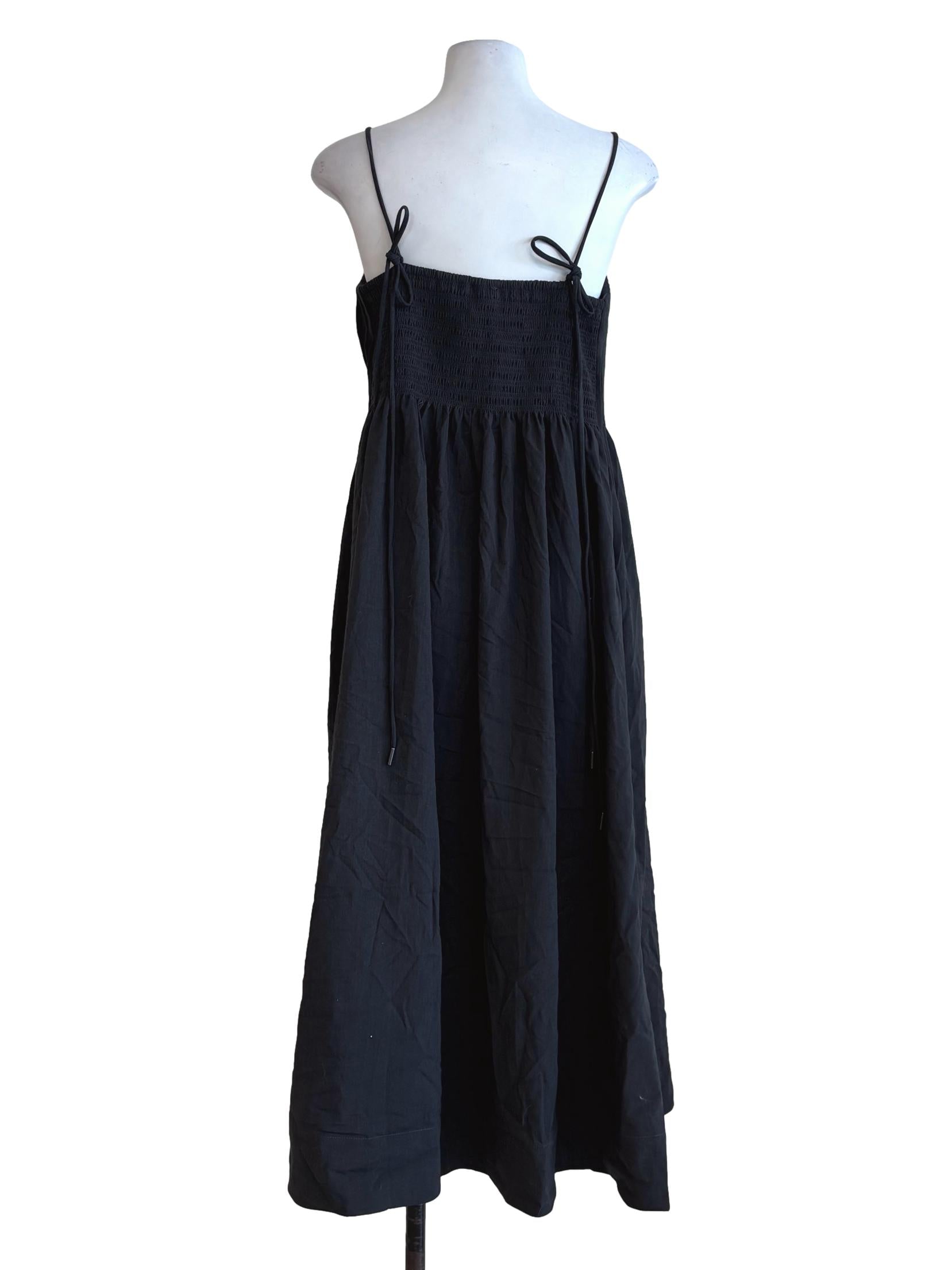 Charcoal Black Spaghetti Strap Dress LB