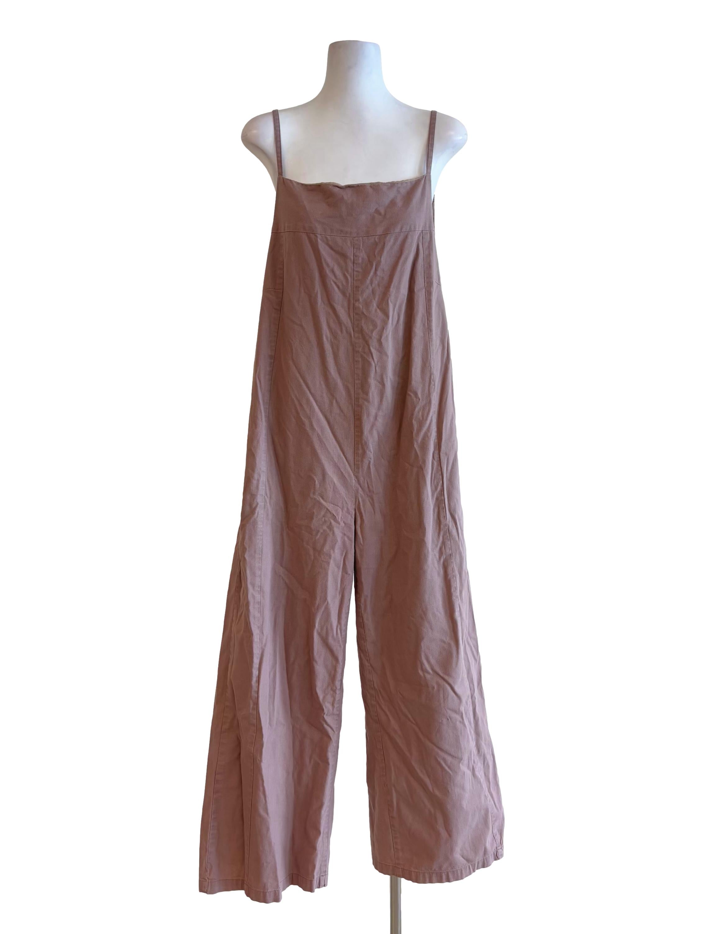 Sepia Rose Camisole Cotton Jumpsuit