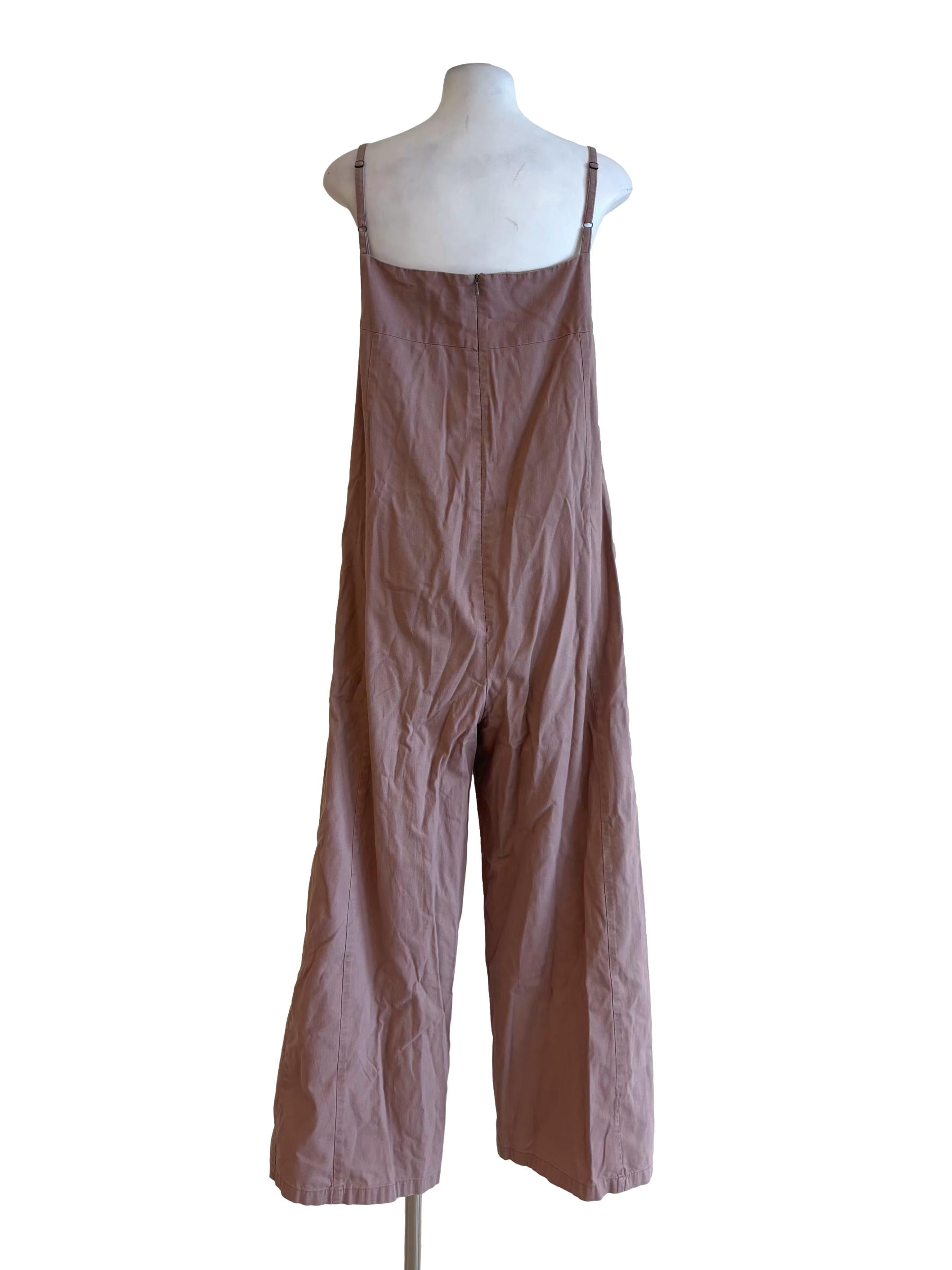 Sepia Rose Camisole Cotton Jumpsuit