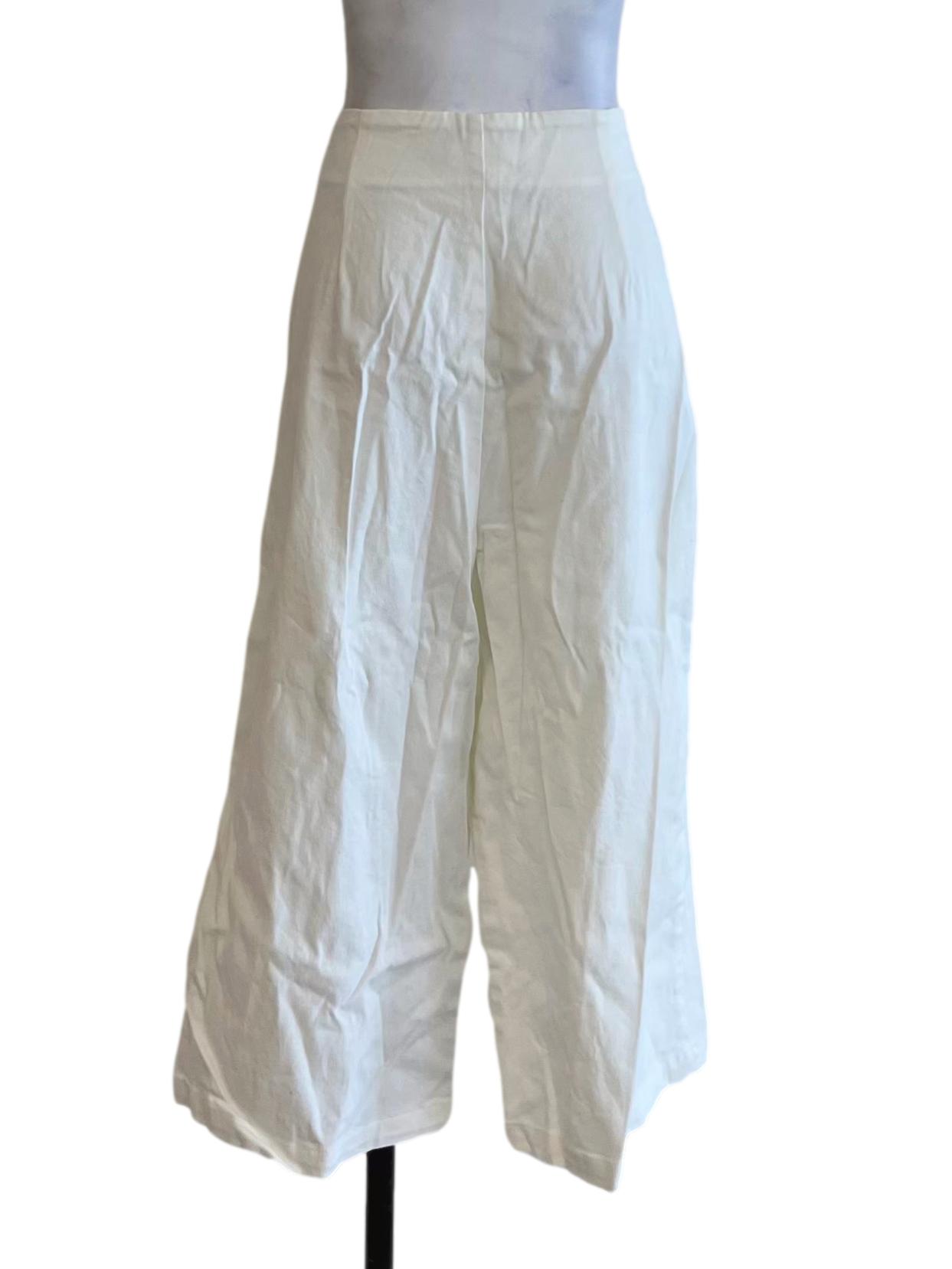White Plain Formal Pants