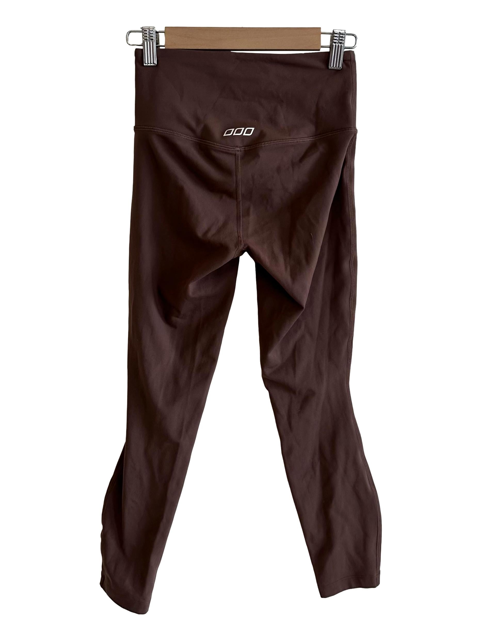 Chocolate Brown Logo Leggings
