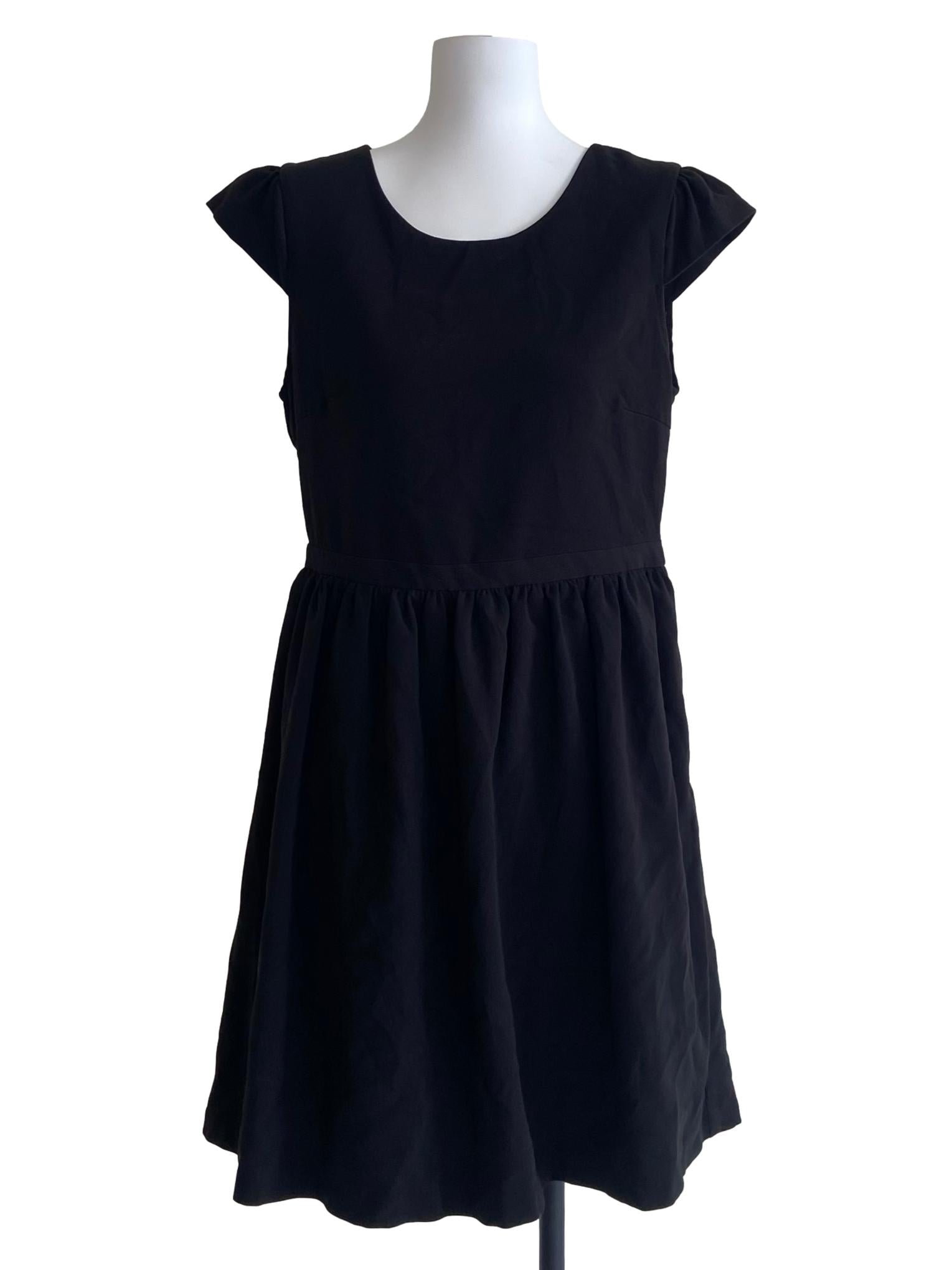 Black Lace A-Line Dress