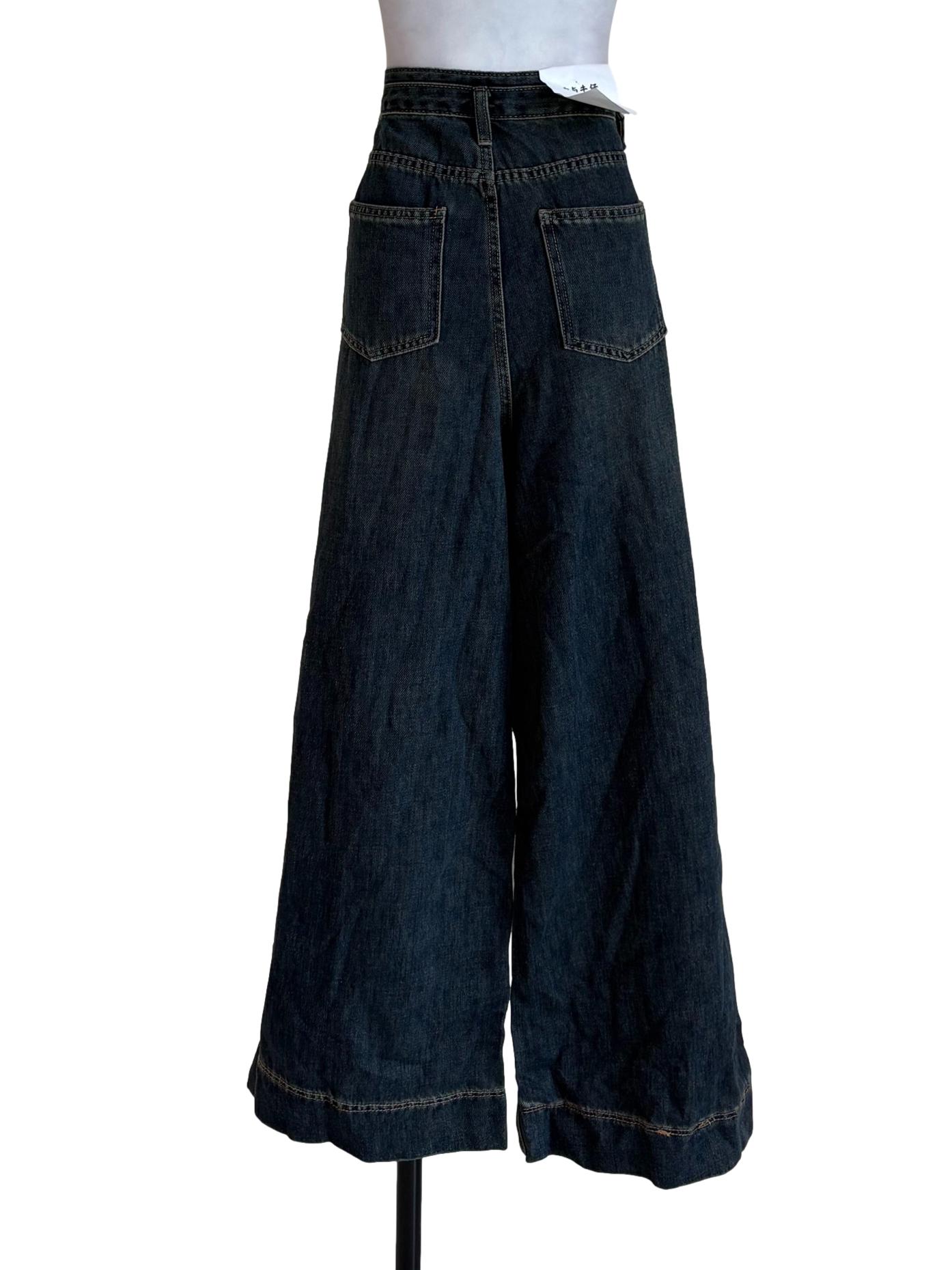 Peacock Blue Zip Pocket Jeans