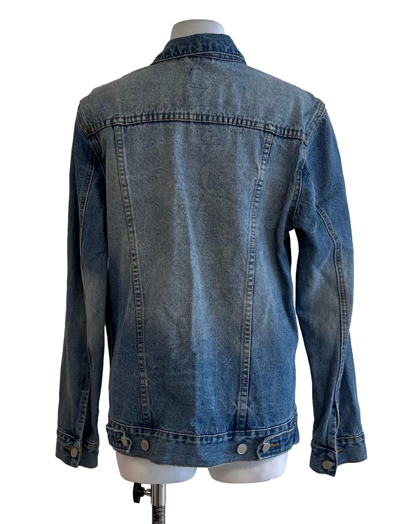 Blue Denim Button-Down Jacket
