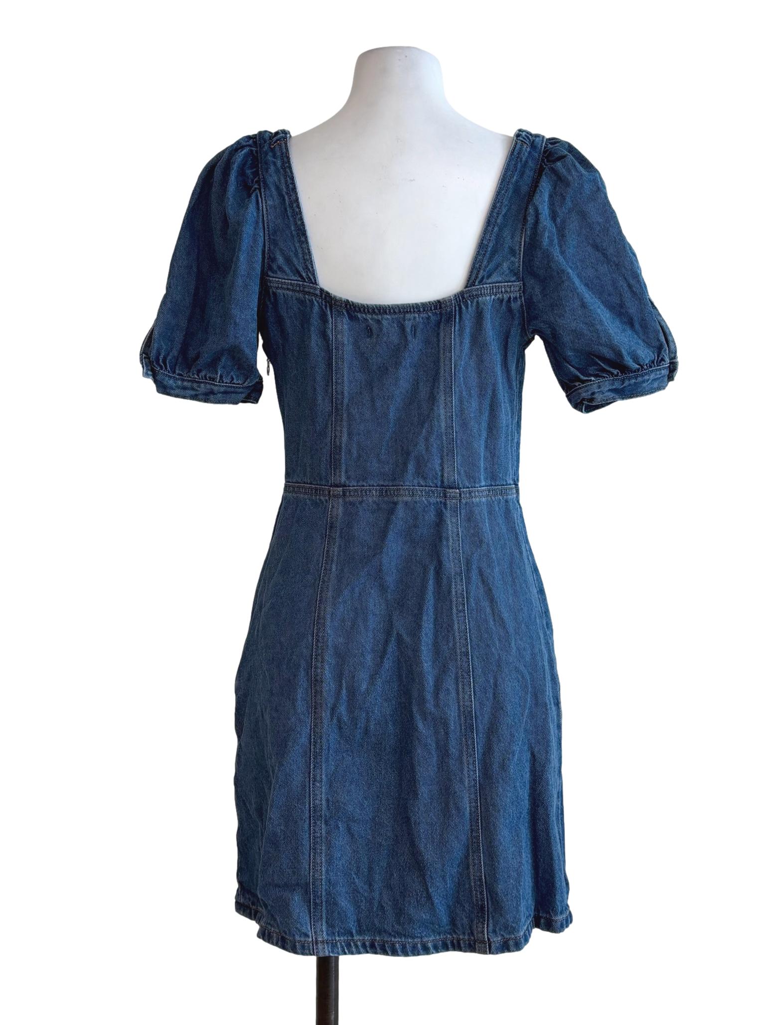 Denim Short Sleeve Dress