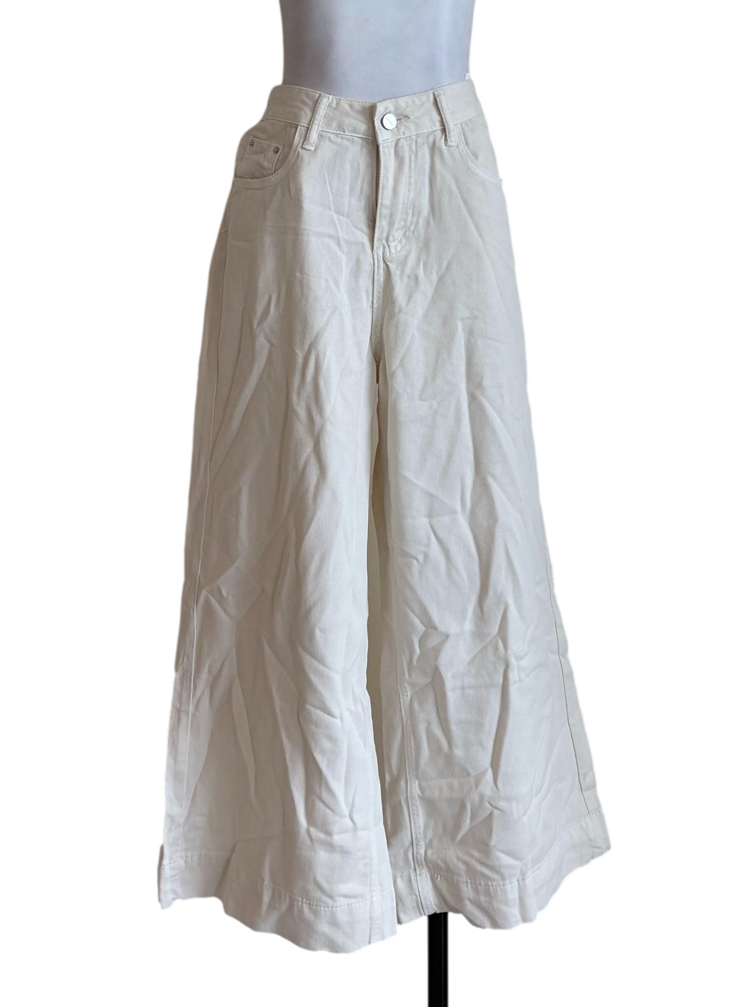 White Wide Leg Jeans