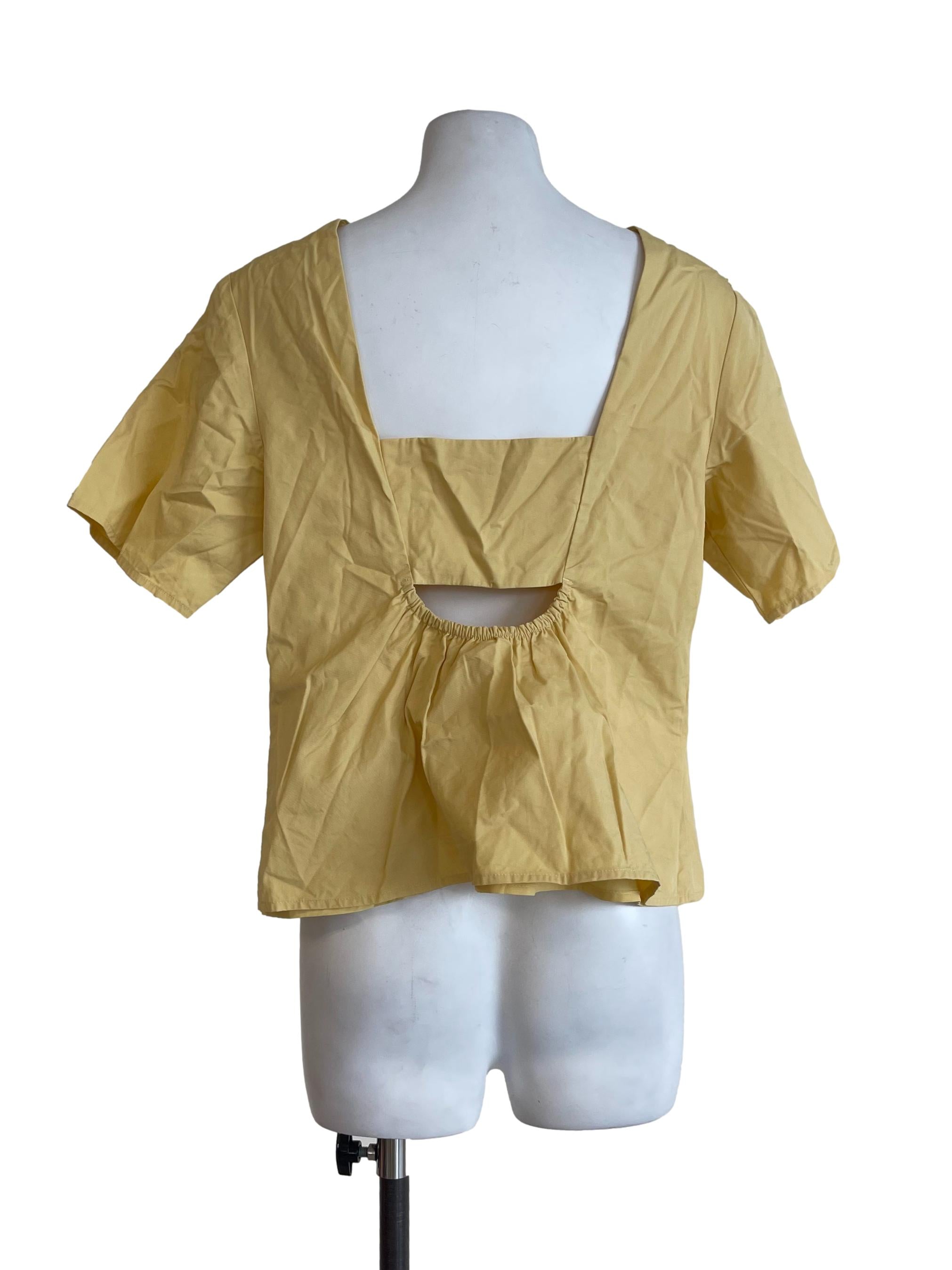 Pastel Yellow Top
