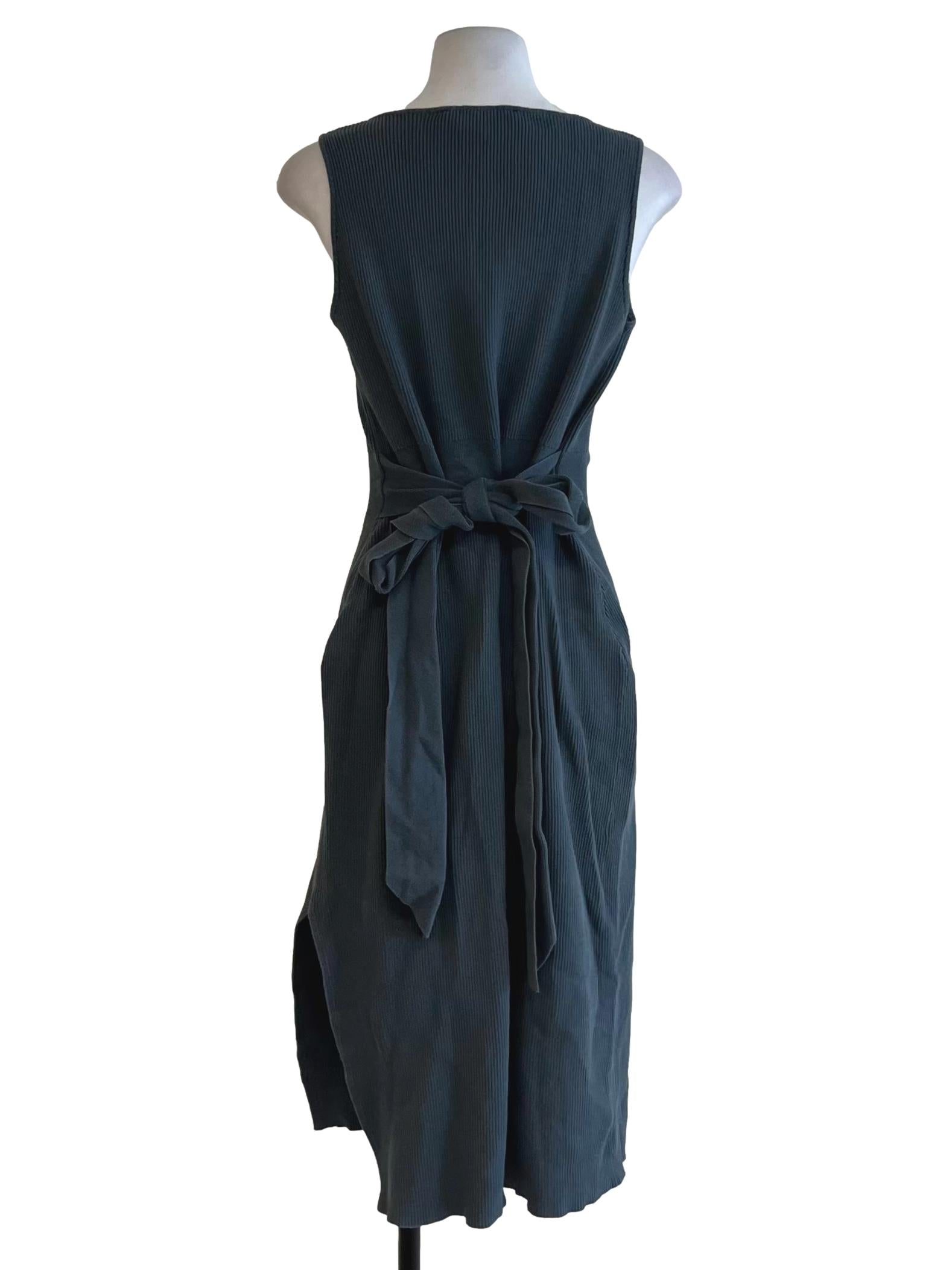 Ocean Blue V-Neckline Sheath Dress