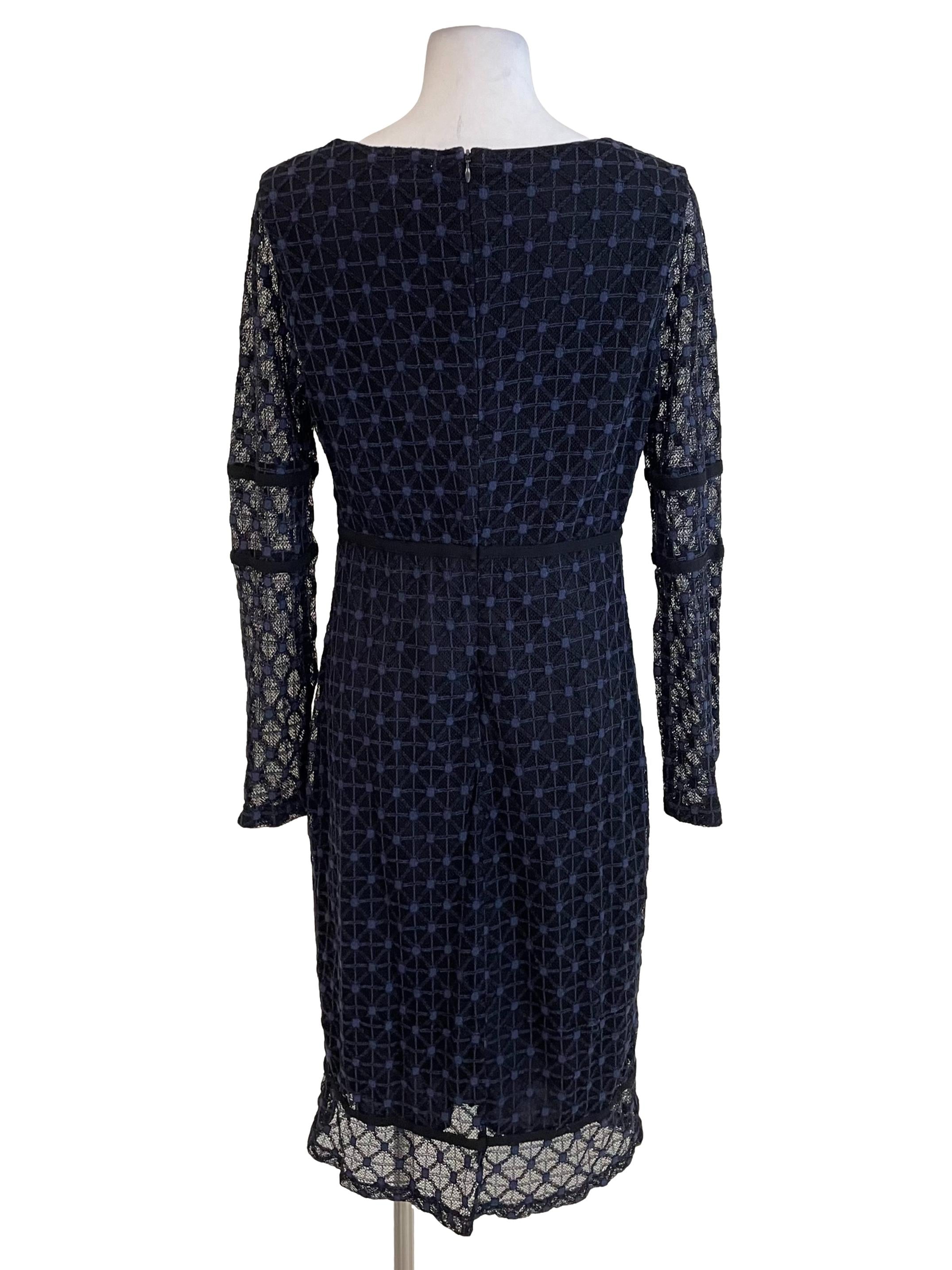 Black Navy Lace Dress