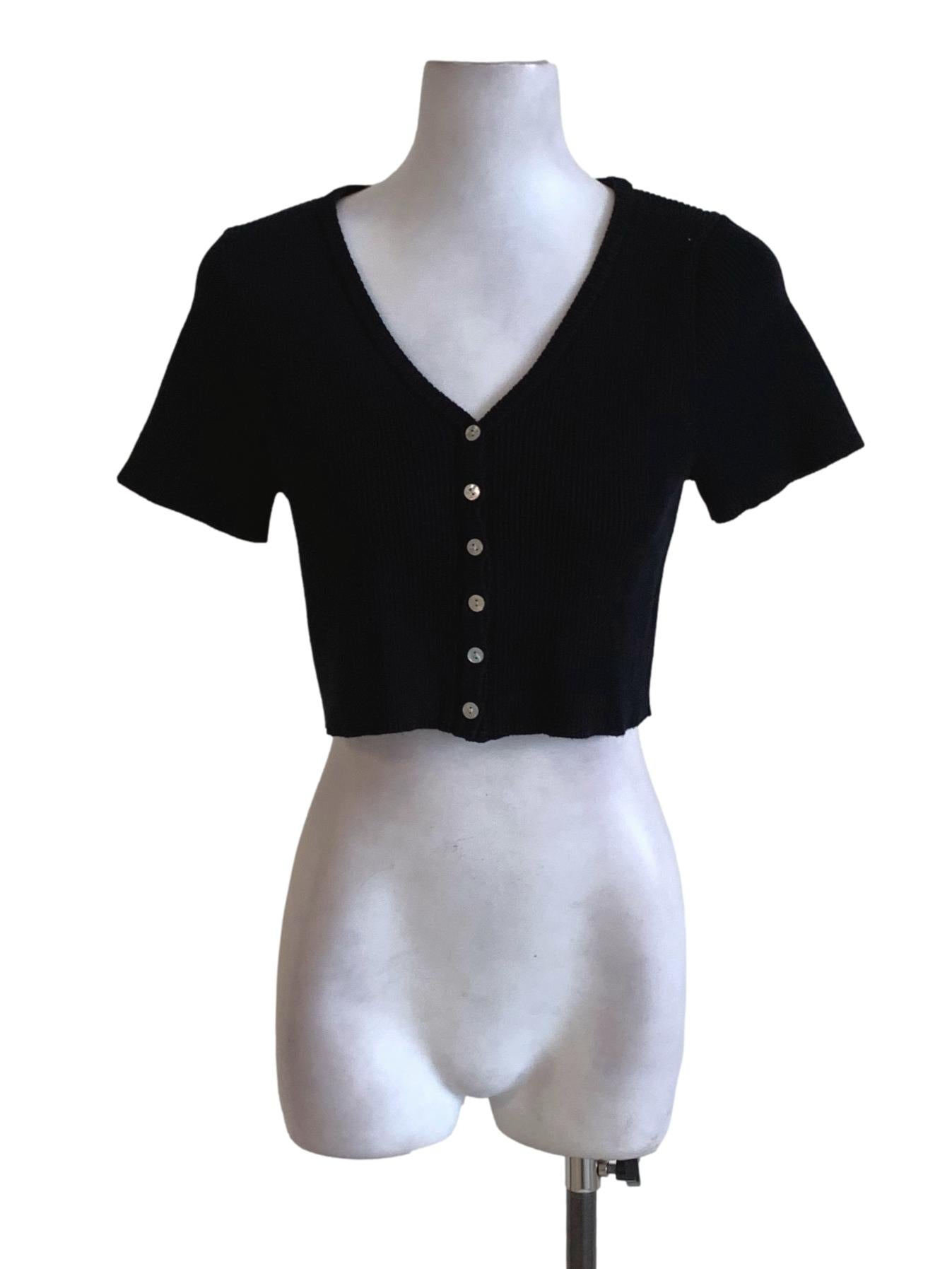 Black Bengal Stripe Blouse